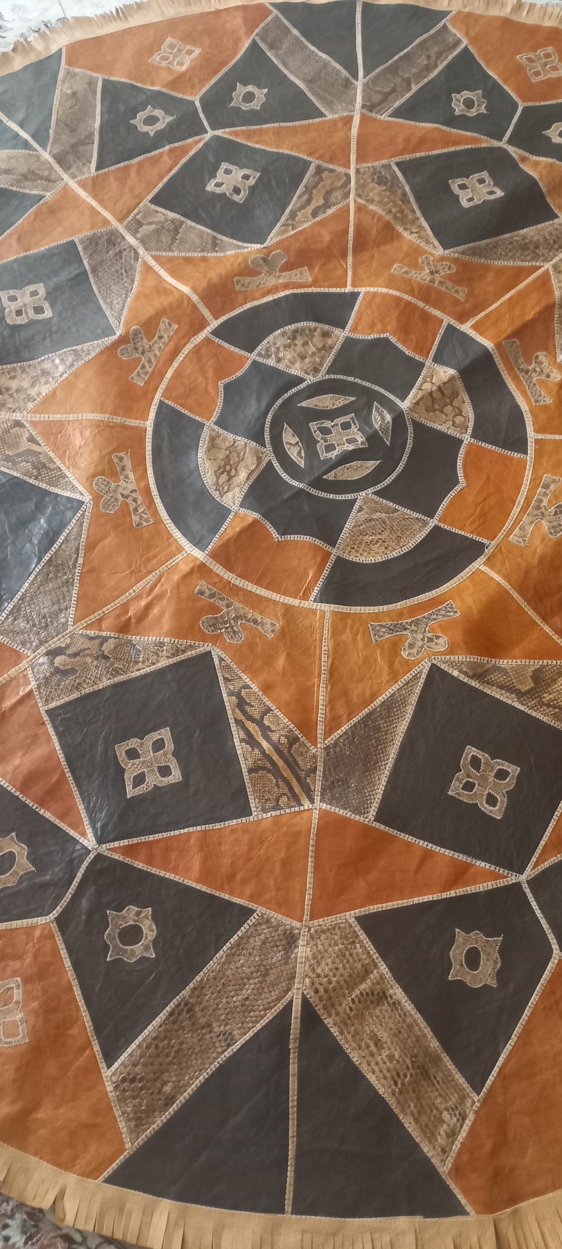 تابلو فرش پوست طبیعی