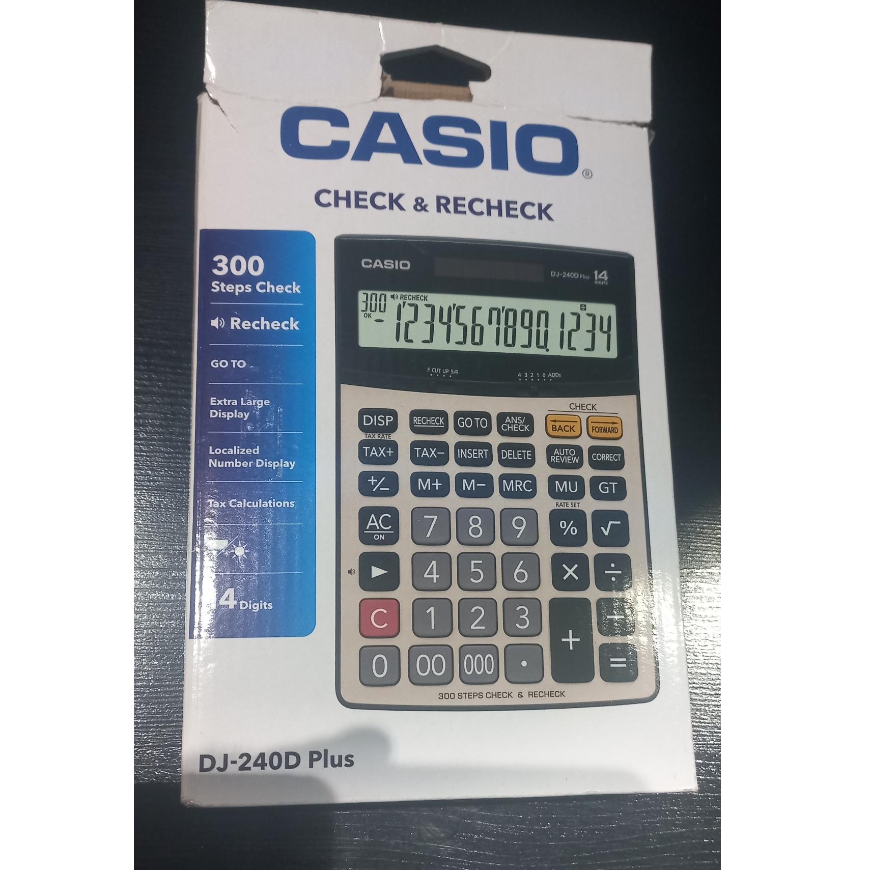 ماشین حساب کاسیو 240 پلاس
