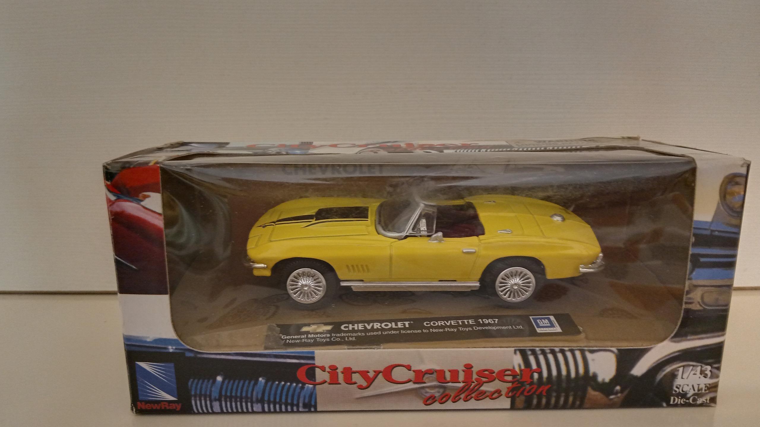 ماکت ماشین فلزی کوروت یک 43 نیوری chevrolet 1967