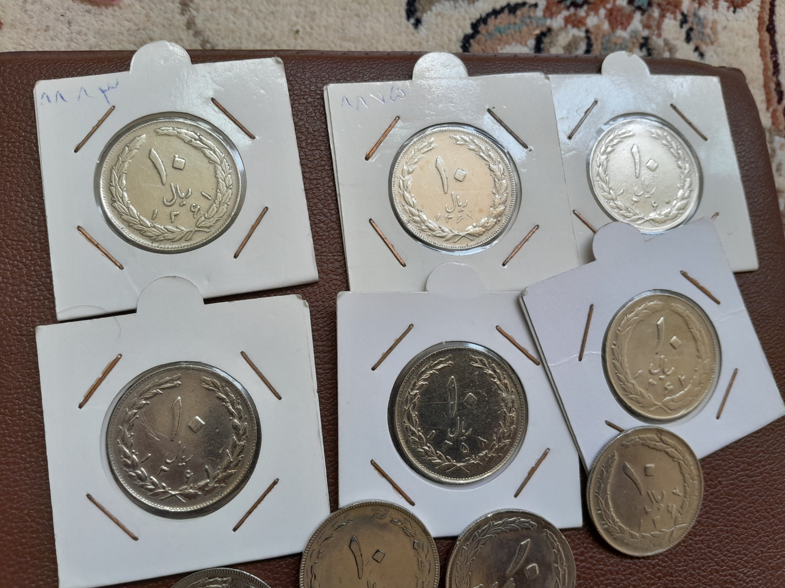 10 عدد سکه 10 ریال جمهوری