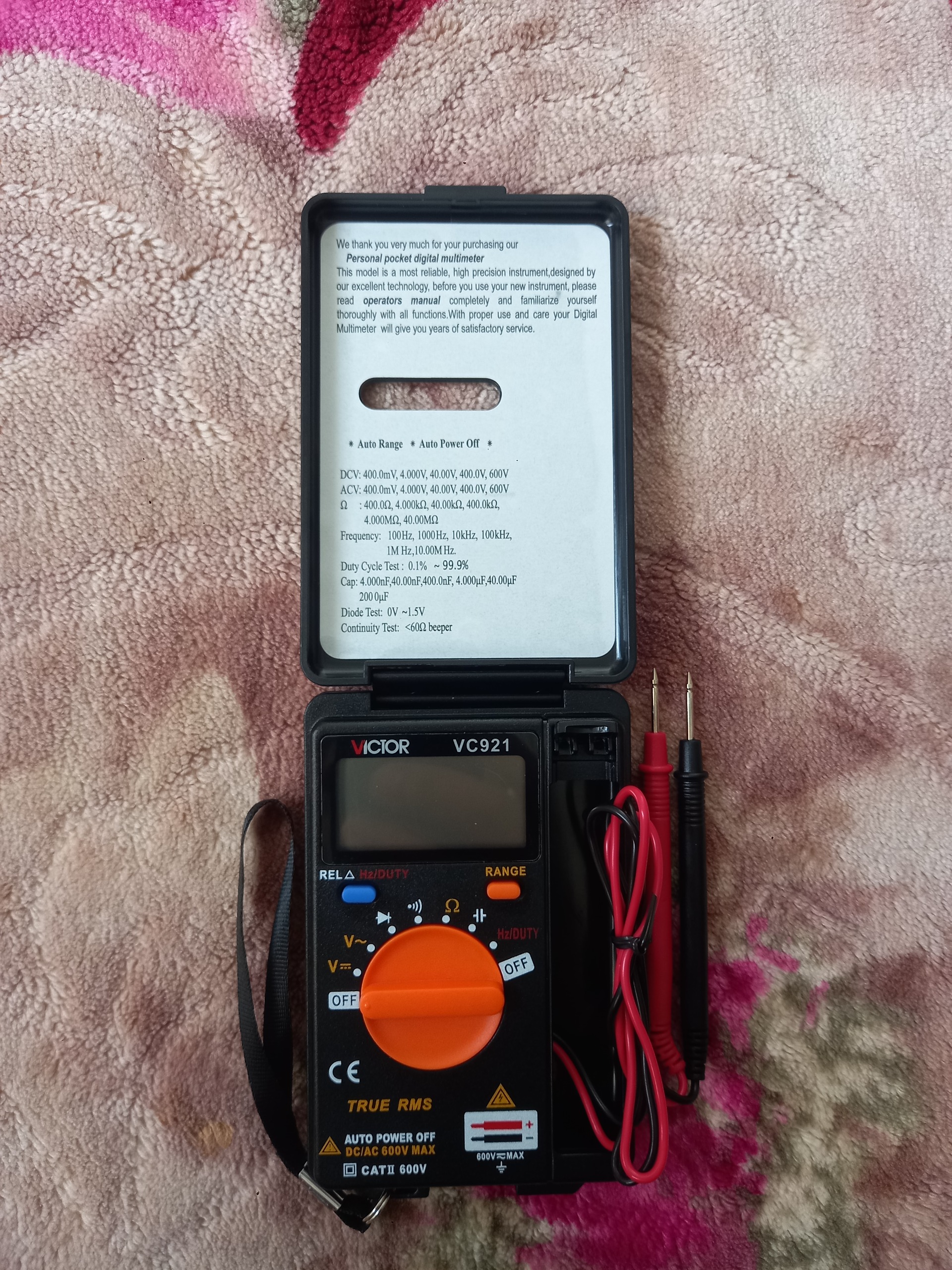 مولتی متر victor vc921