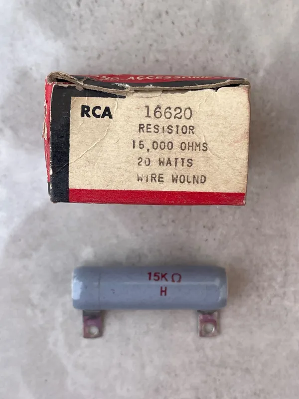 مقاومت 15 کیلو 20 وات آمریکایی  RCA