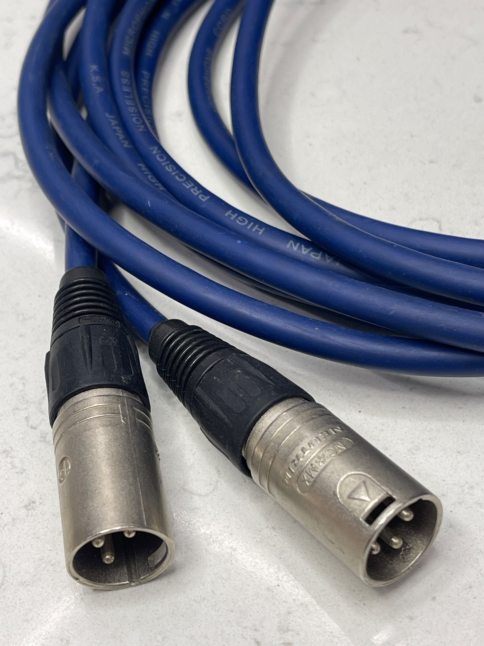 رابط  xlr neutrik پنج متری با کابل ژاپنی k.s.a