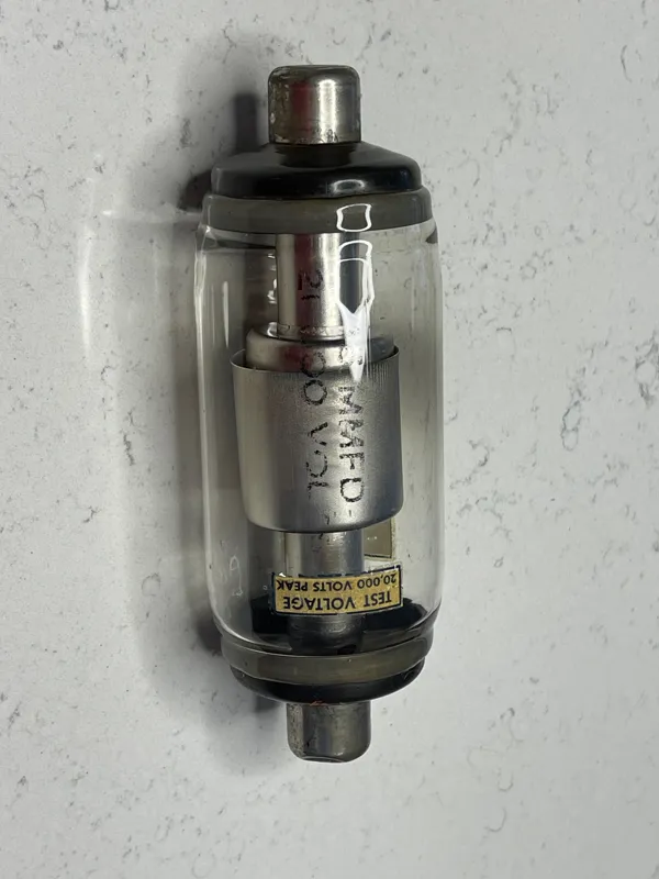 خازن شیشه ای ice امریکایی 75mmf 20/000V