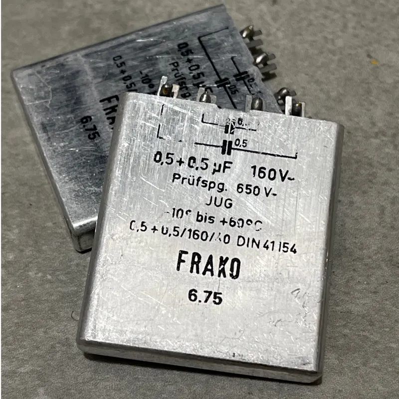 خازن آلمانی نو fraco ./5   ./5 uf 160v