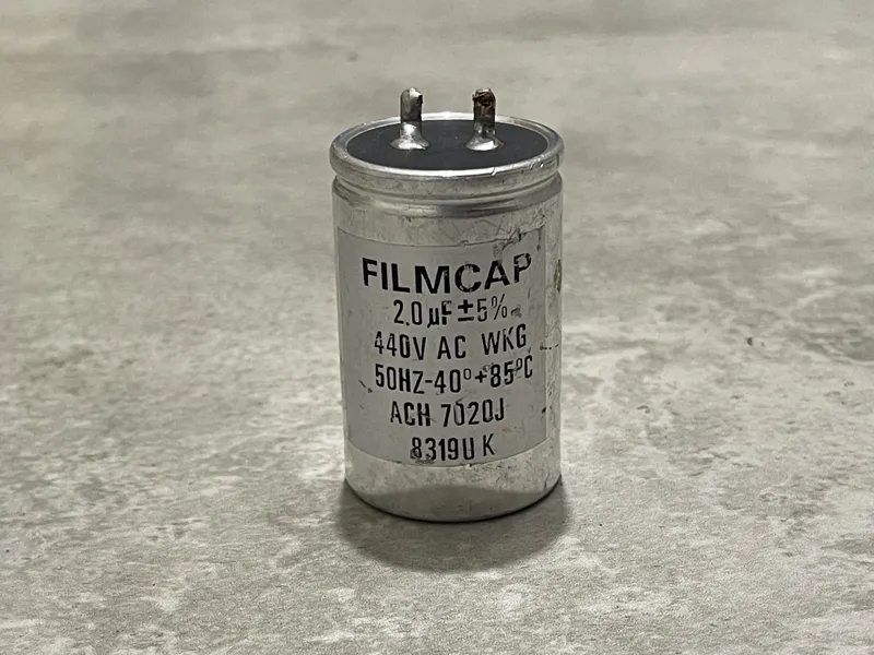 خازن روغنی انگلیسی 2uf 440vac