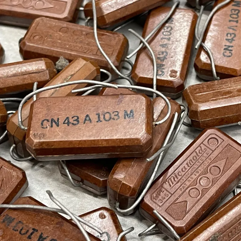 خازن سیلور میکا امریکایی 10 نانو فاراد 1000 ولت