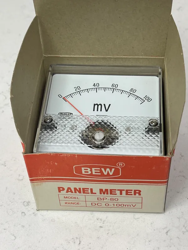 ولت متر 100mV DC تایوانی BEW 80 80 mm
