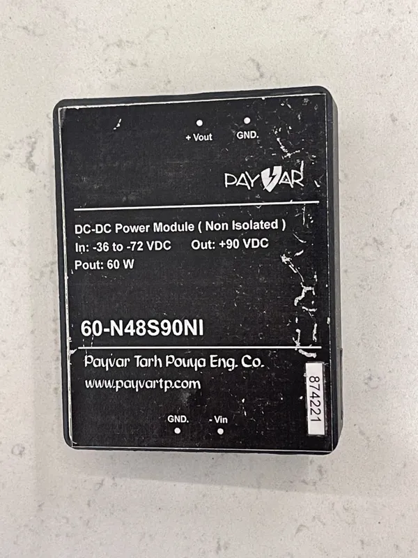 ماژول مبدل افزاینده 36-72 vdc به 90 vdc