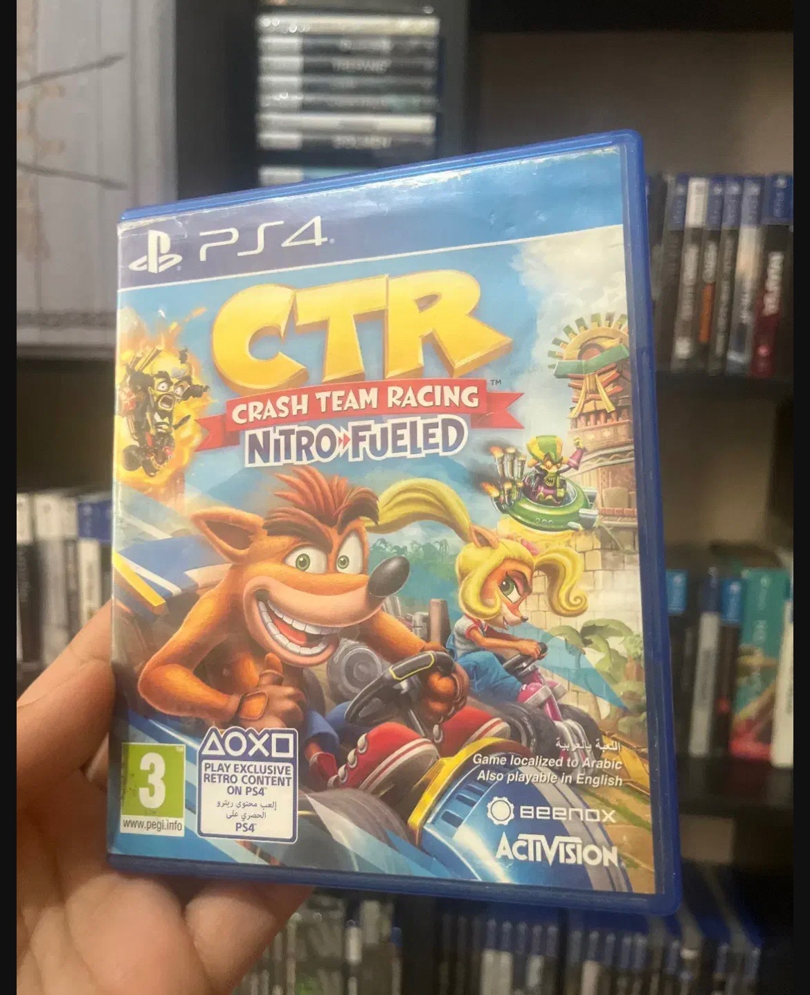 بازی کرش ماشینی ps4 crash racing