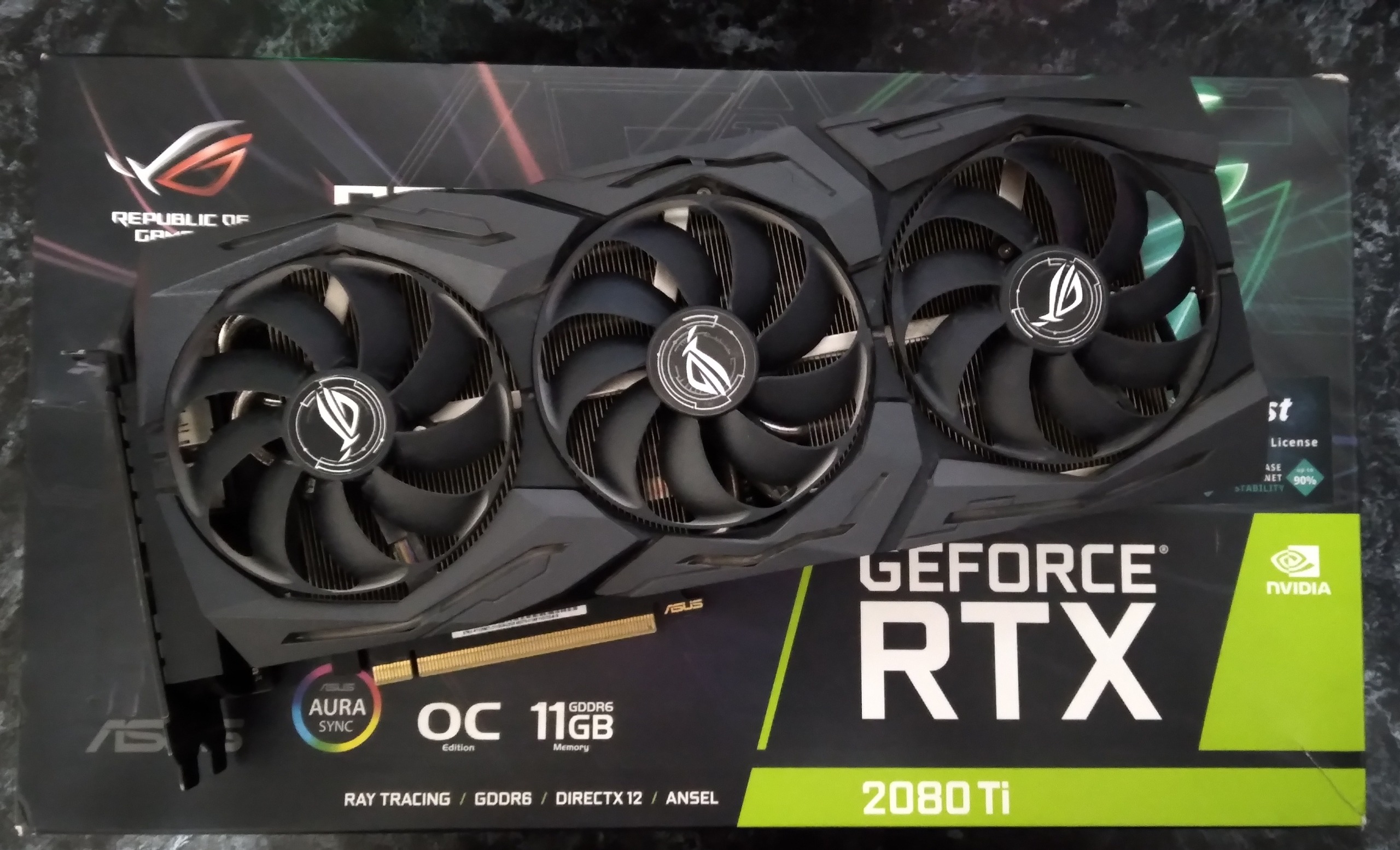 ASUS ROG STRIX RTX2080ti 11GB