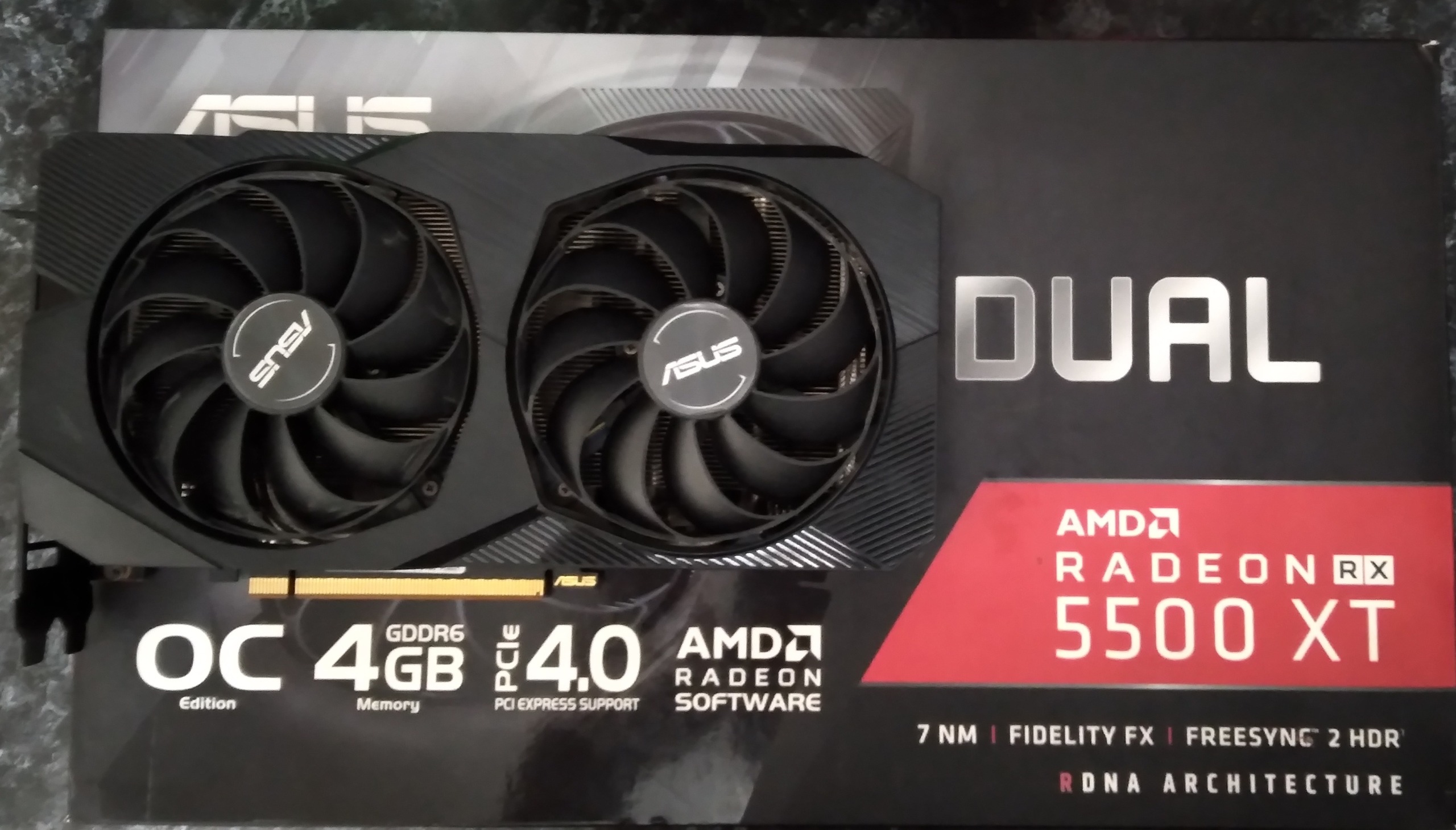 ASUS AMD RADEON 5500xt 4GB