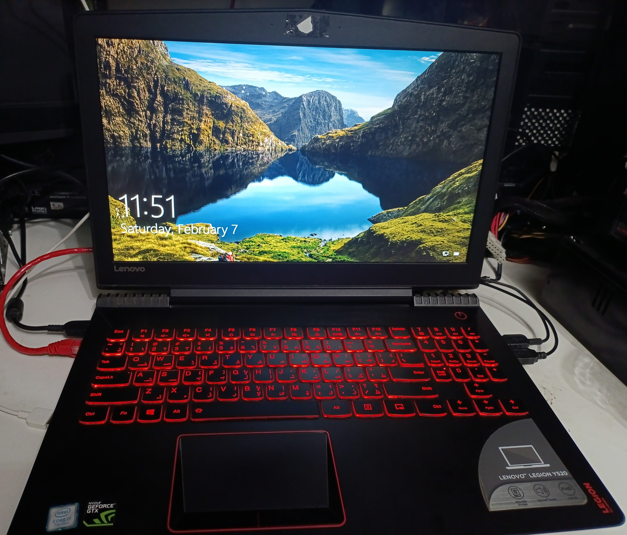 لپ تاپ گیمینگ Lenovo legion y520