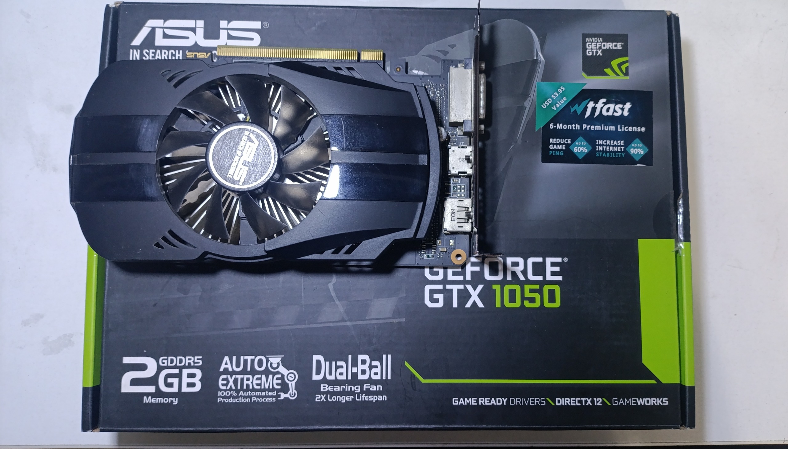 ASUS GTX1050 2GB OC GGDR5