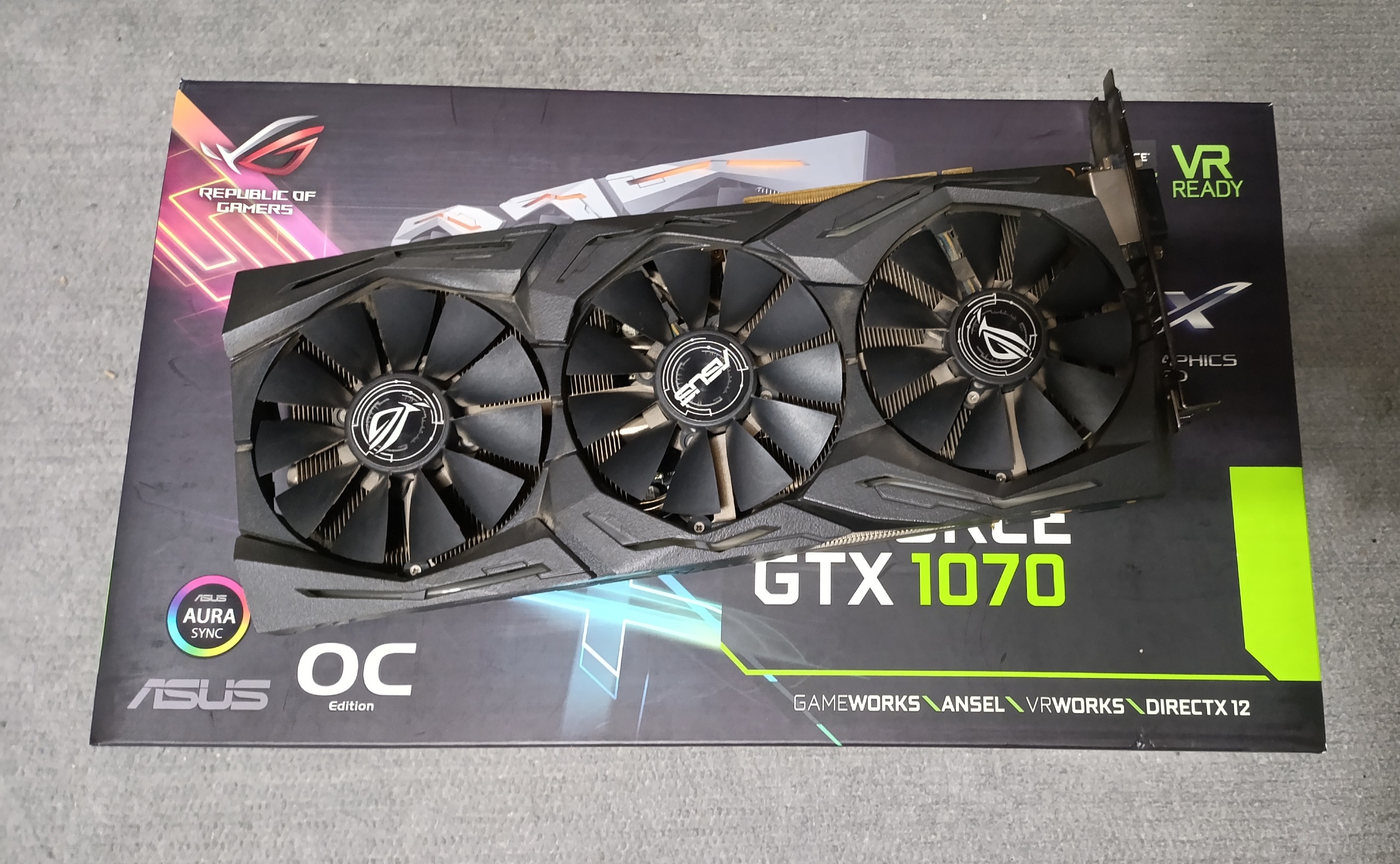 ASUS STRIX GTX1070 8GB GDDR5X