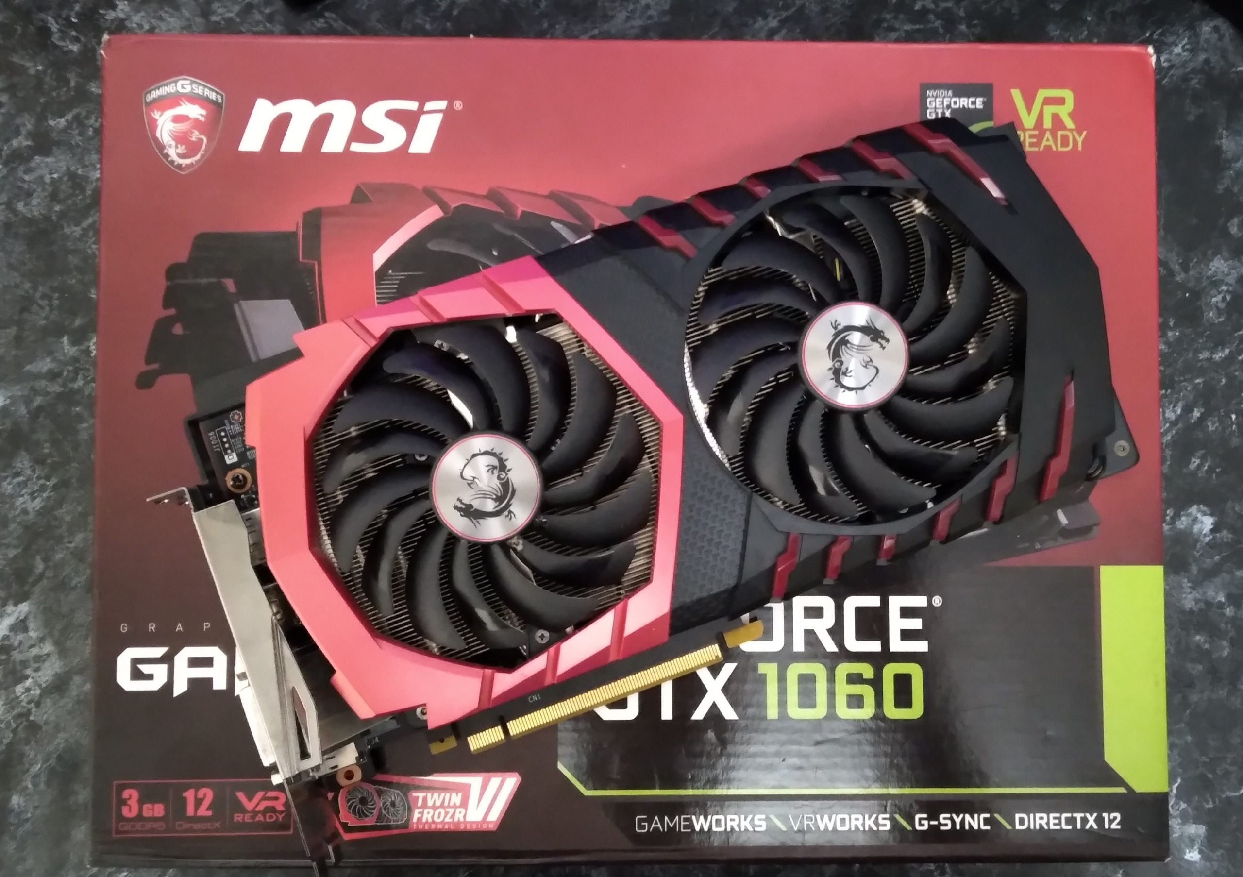 MSI GAMING X GTX1060 3GB OC