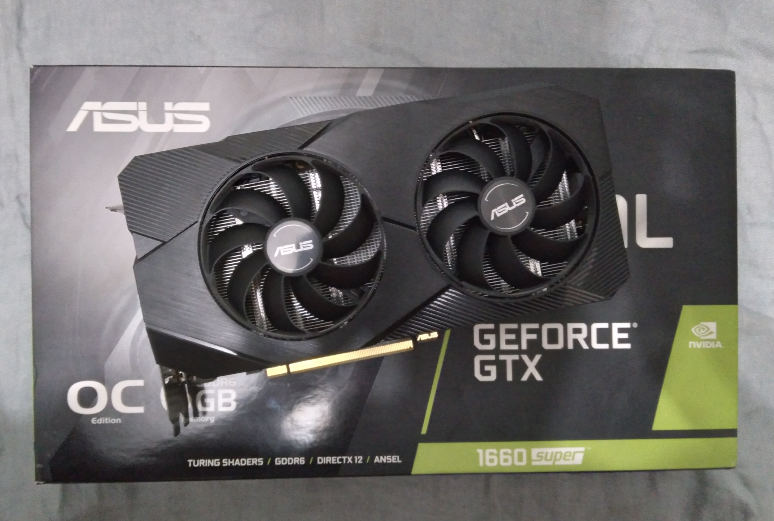 ASUS GAMING GTX 1660super 6GB GDDR6 OC