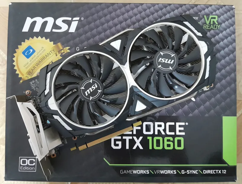 MSI GTX 1060 3GB OC