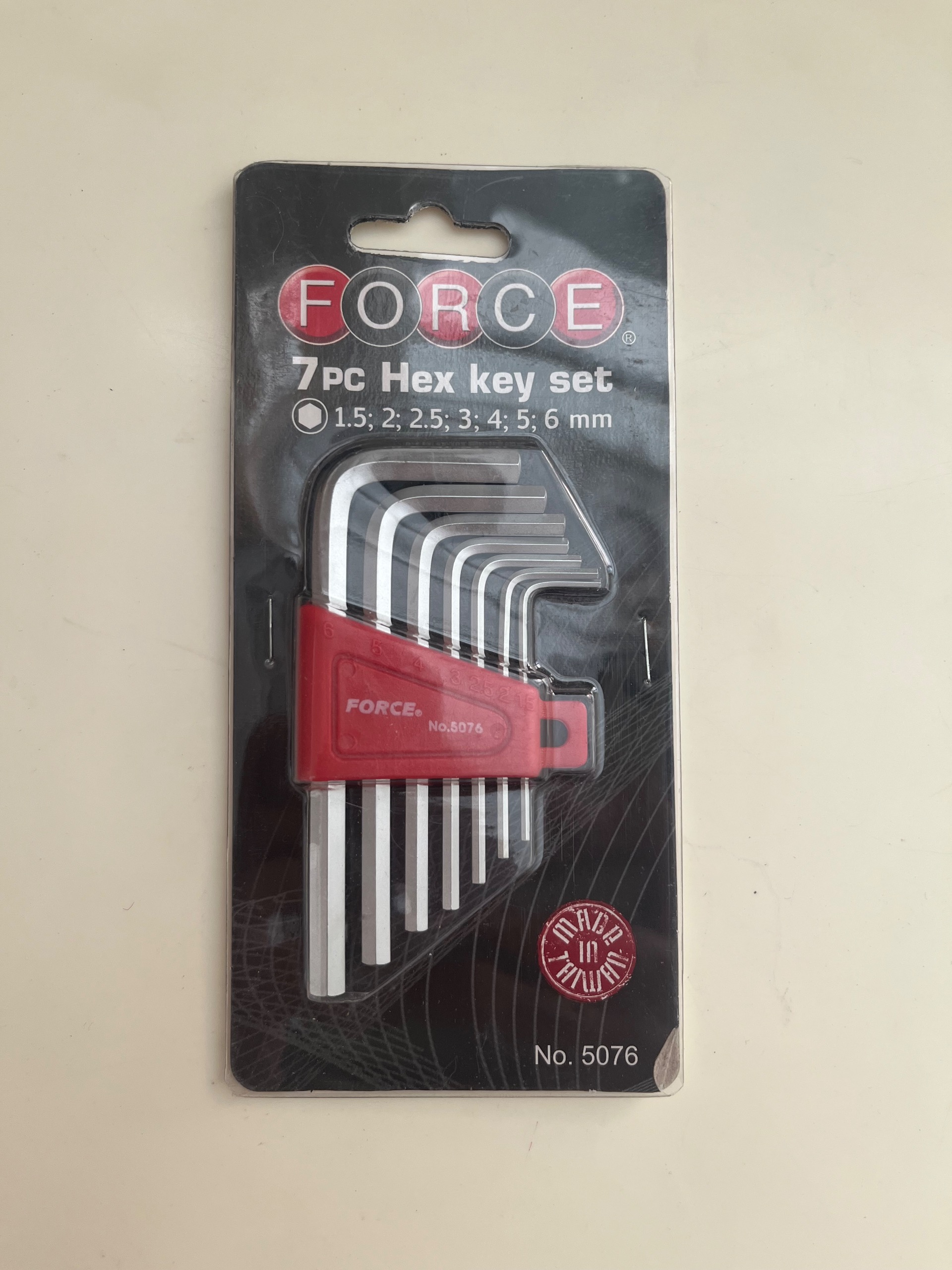 آچار الن 7 عددی اصل تایوان