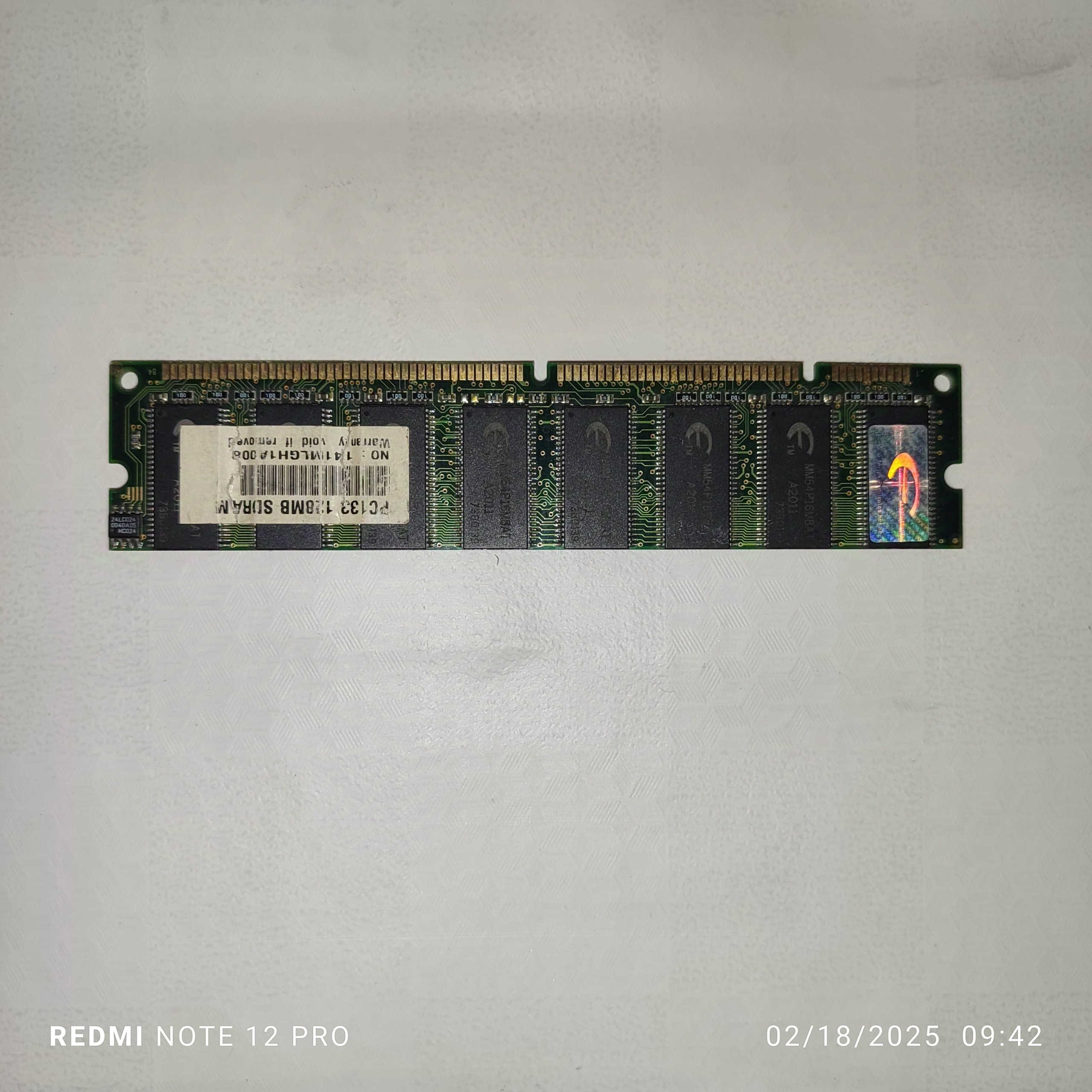 رم کامپیوتر 128 مگابایت