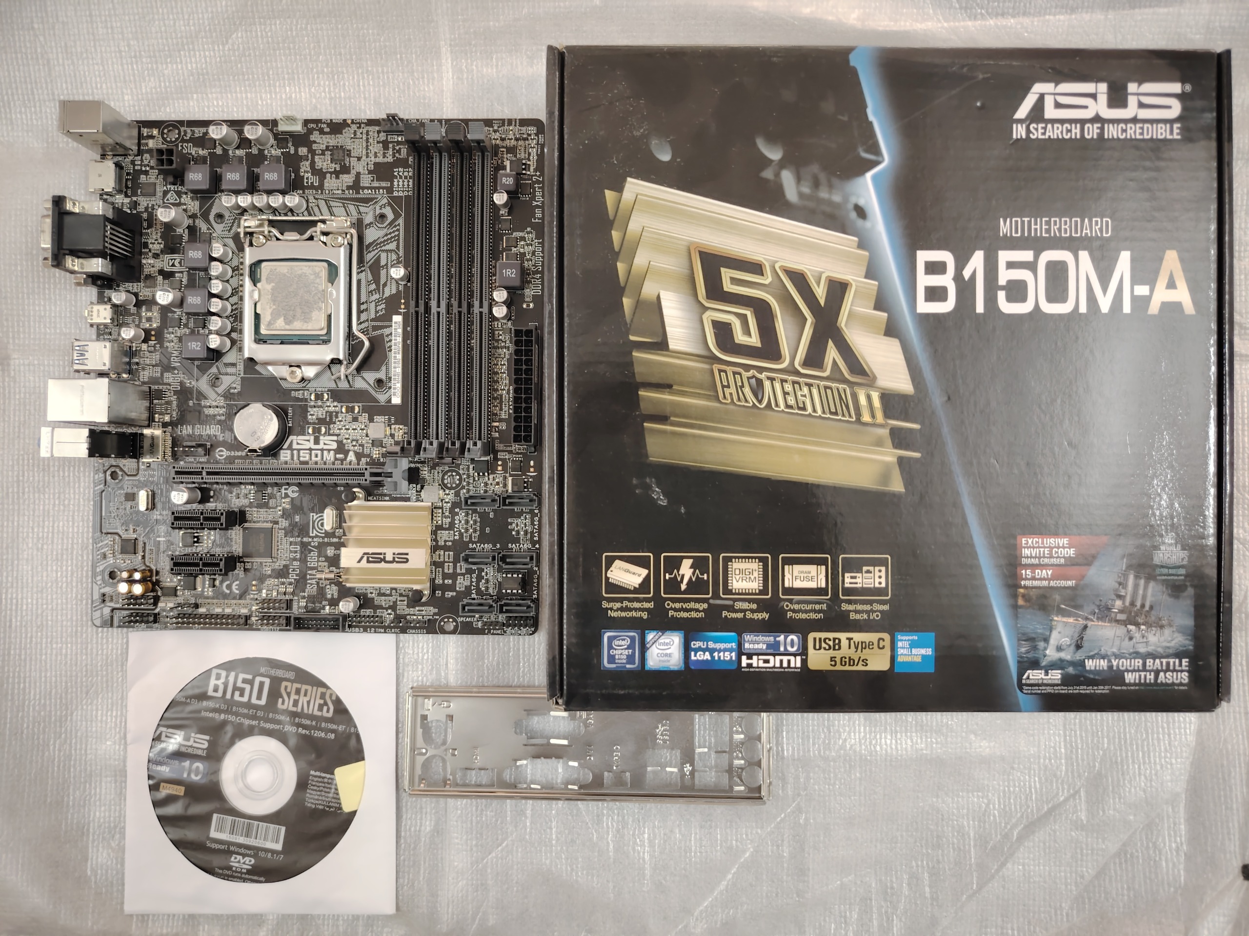مادربرد فوق تمیز Asus B150M-A