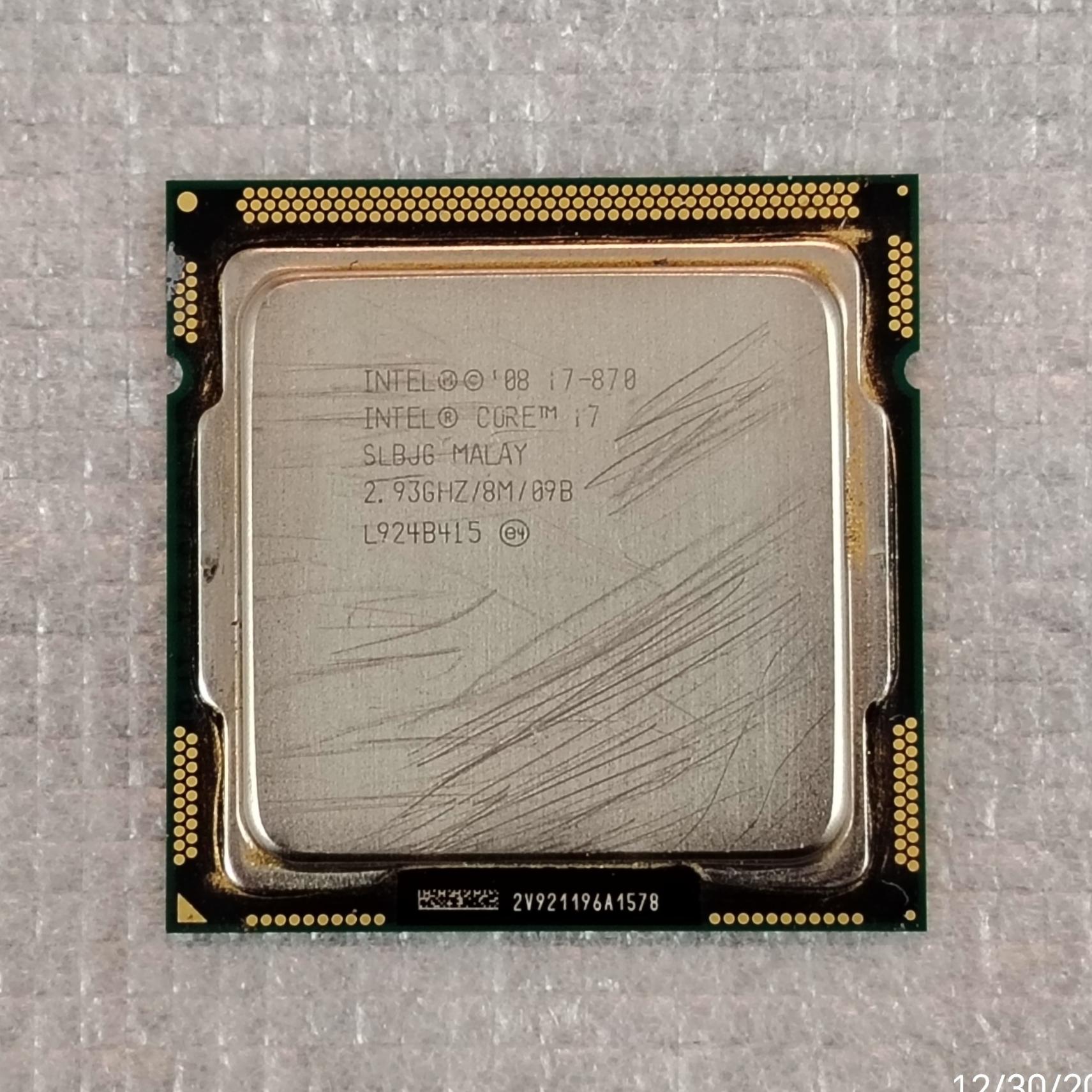 پردازنده کمیاب i7 870