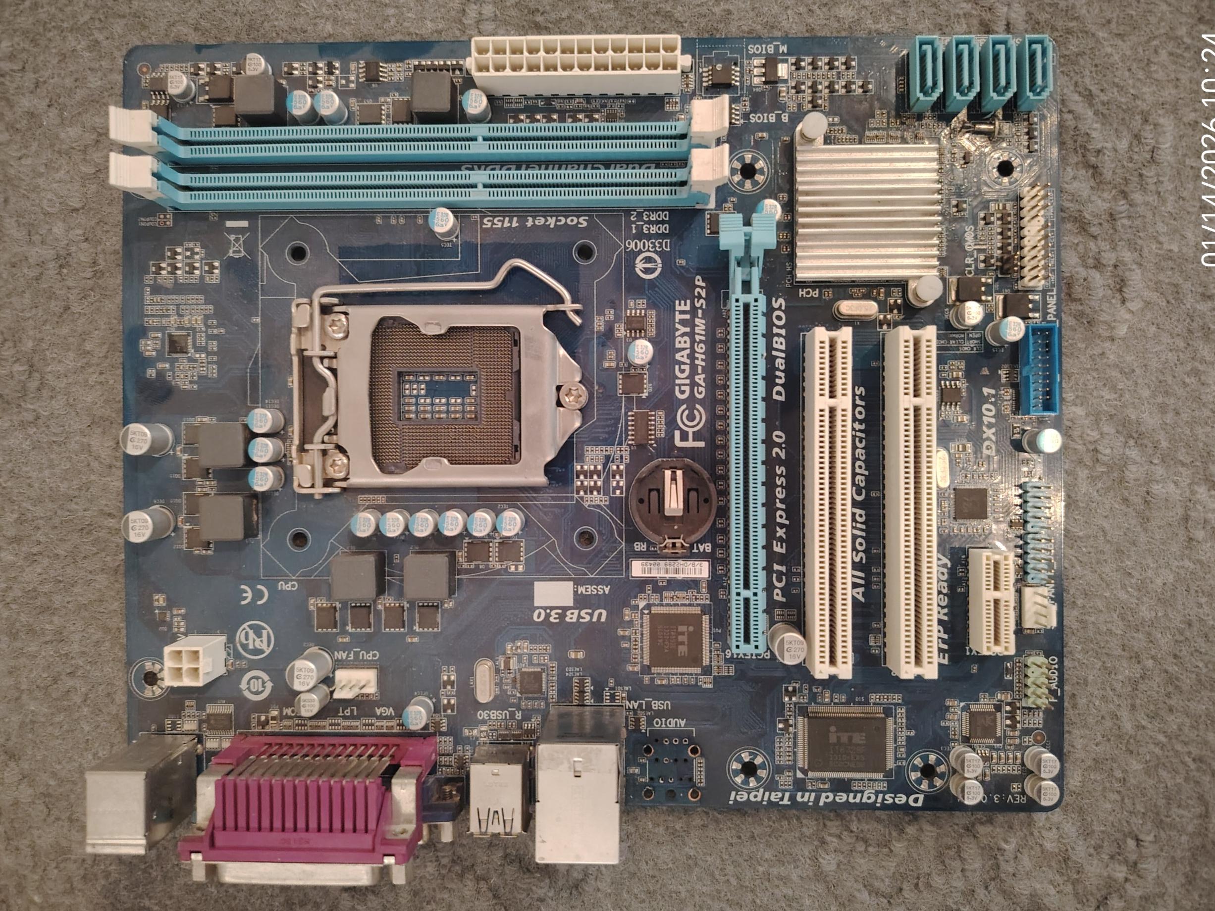 مادربرد h61گیگابایت معیوب