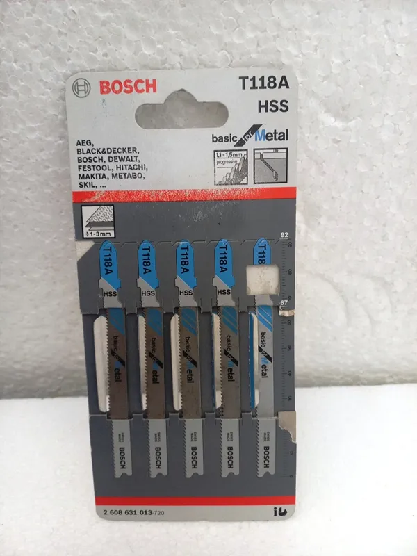 4 عدد تیغه اره عمود بر آهن بوش اورجینال BOSCH