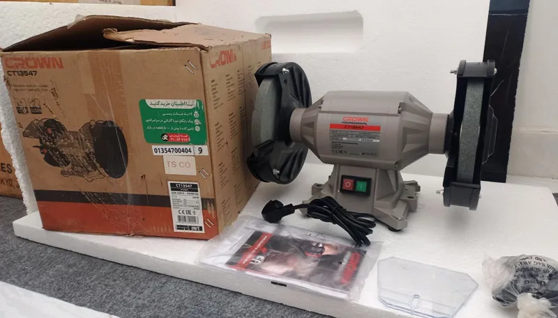 سنگ رومیزی 200 میلیمتر 350 وات کرون مدل CT13547