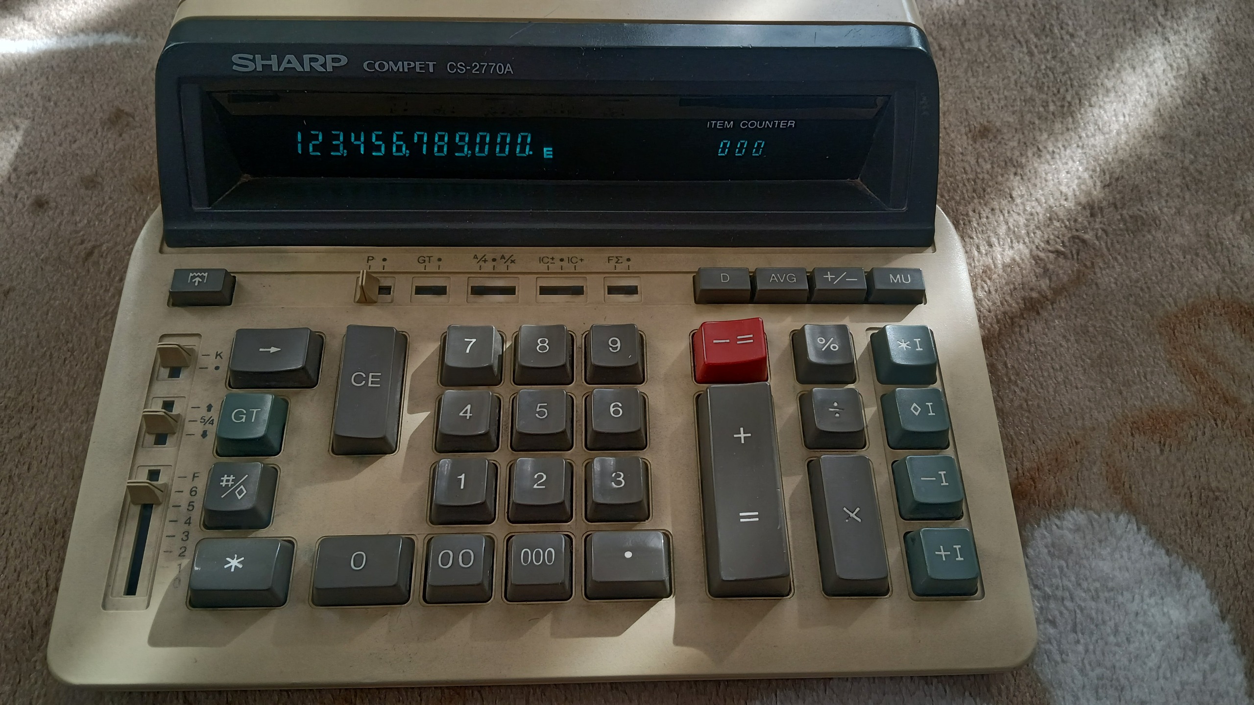 SHARP Compet 2770A