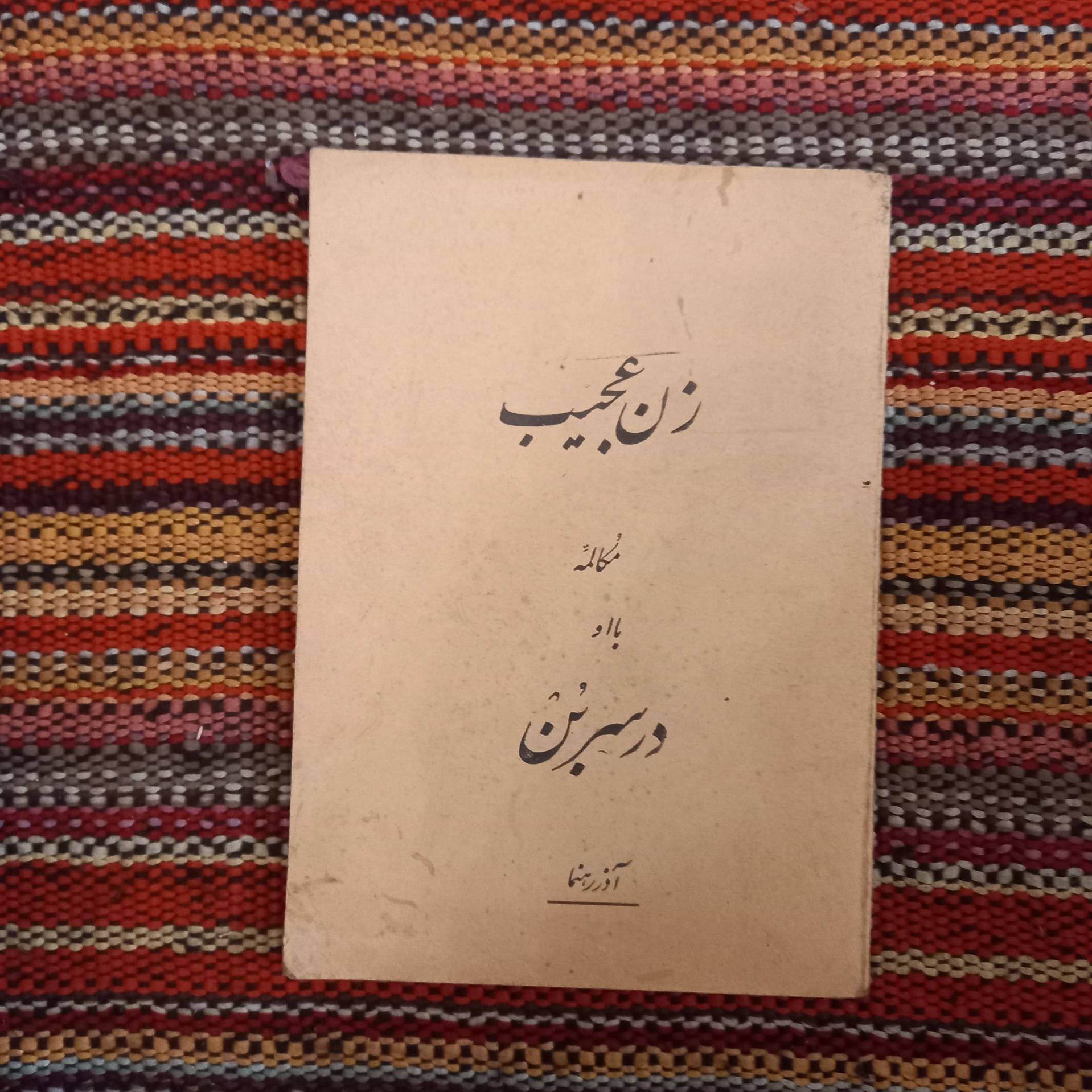 زن عجیب مکالمه با او در سربن آذر رهنما