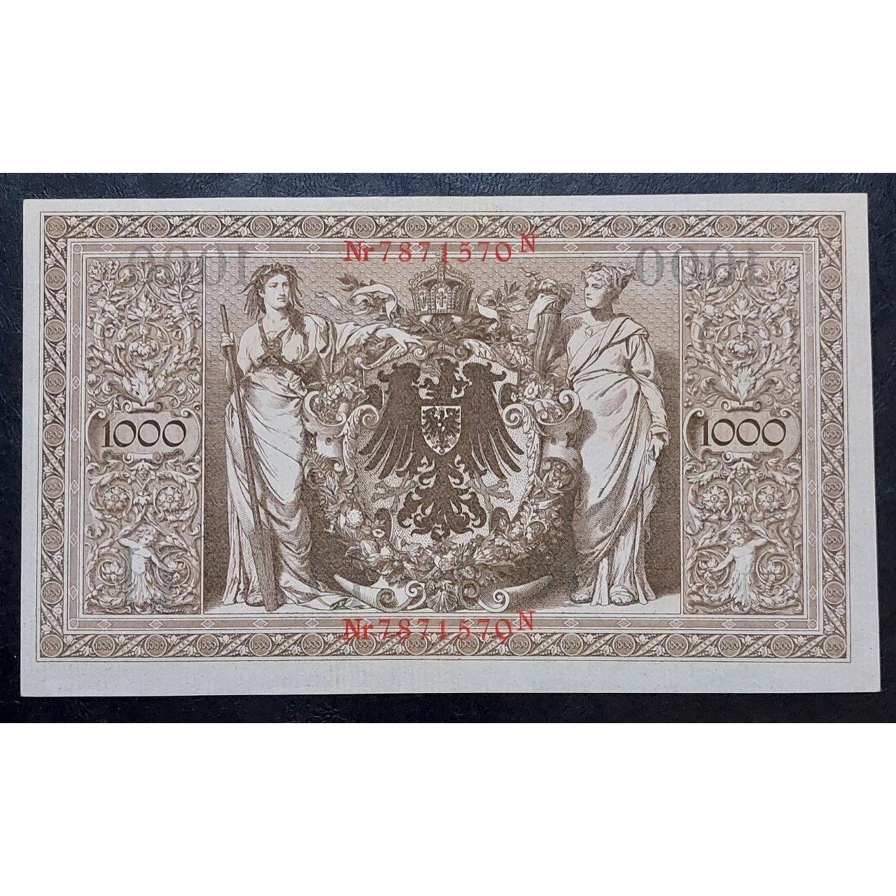 1000 مارک آلمان 1910 تک نو بانکی