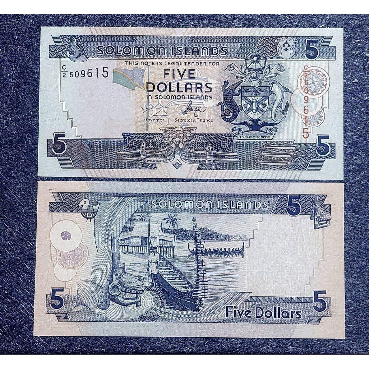 جفت بانکی5 دلار جزایر سلیمان