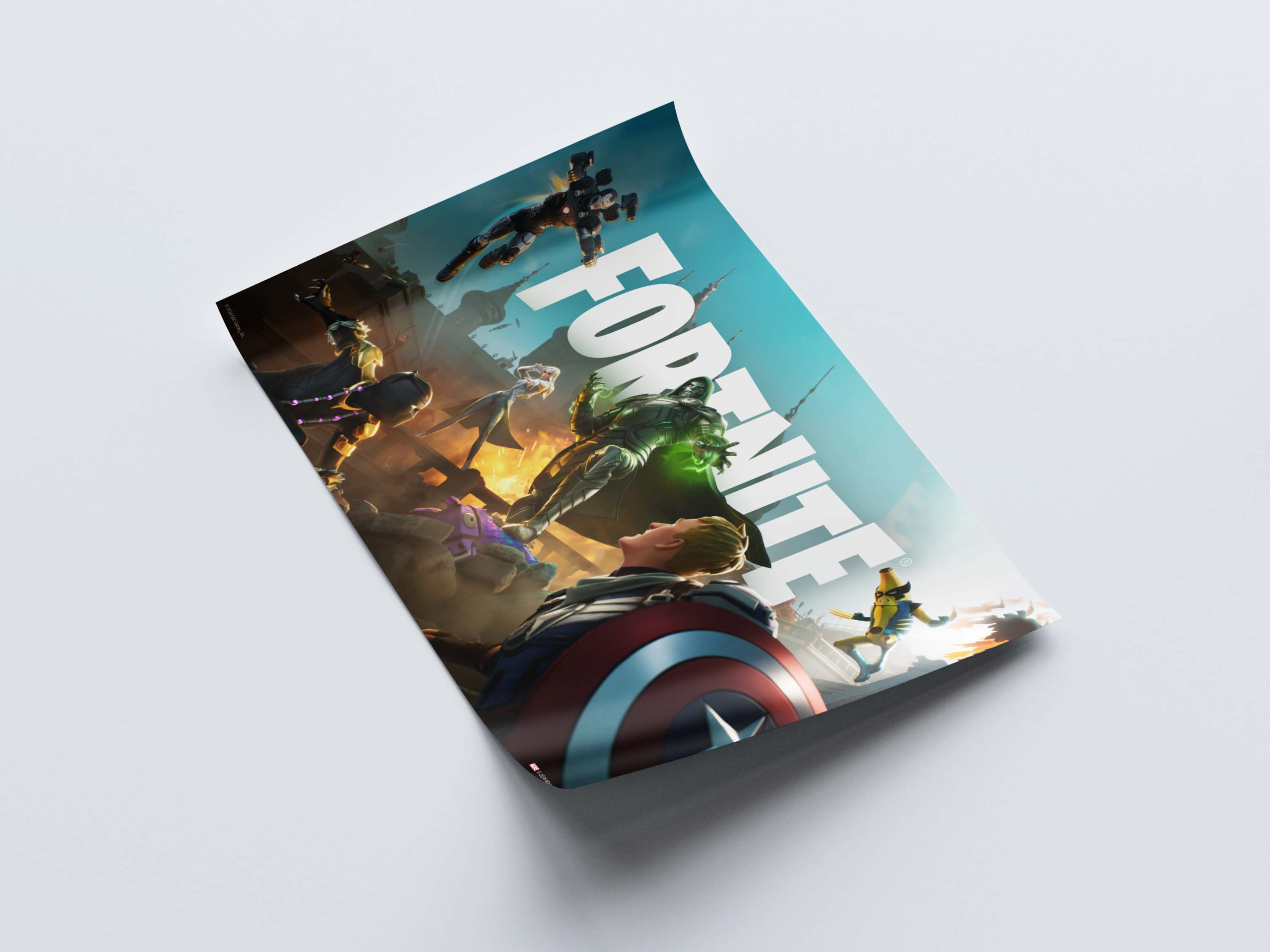 پوستر بازی FORTNITE سایز cm 48x85