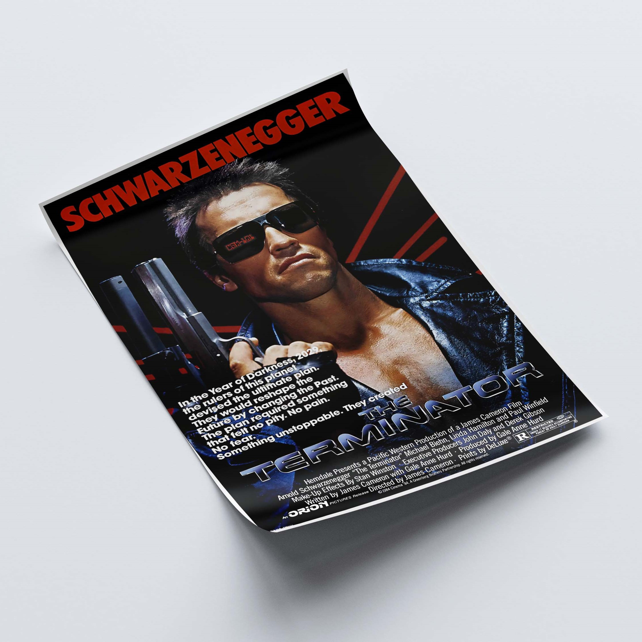 پوستر فیلم TERMINATOR سایز B2 چاپ جدید