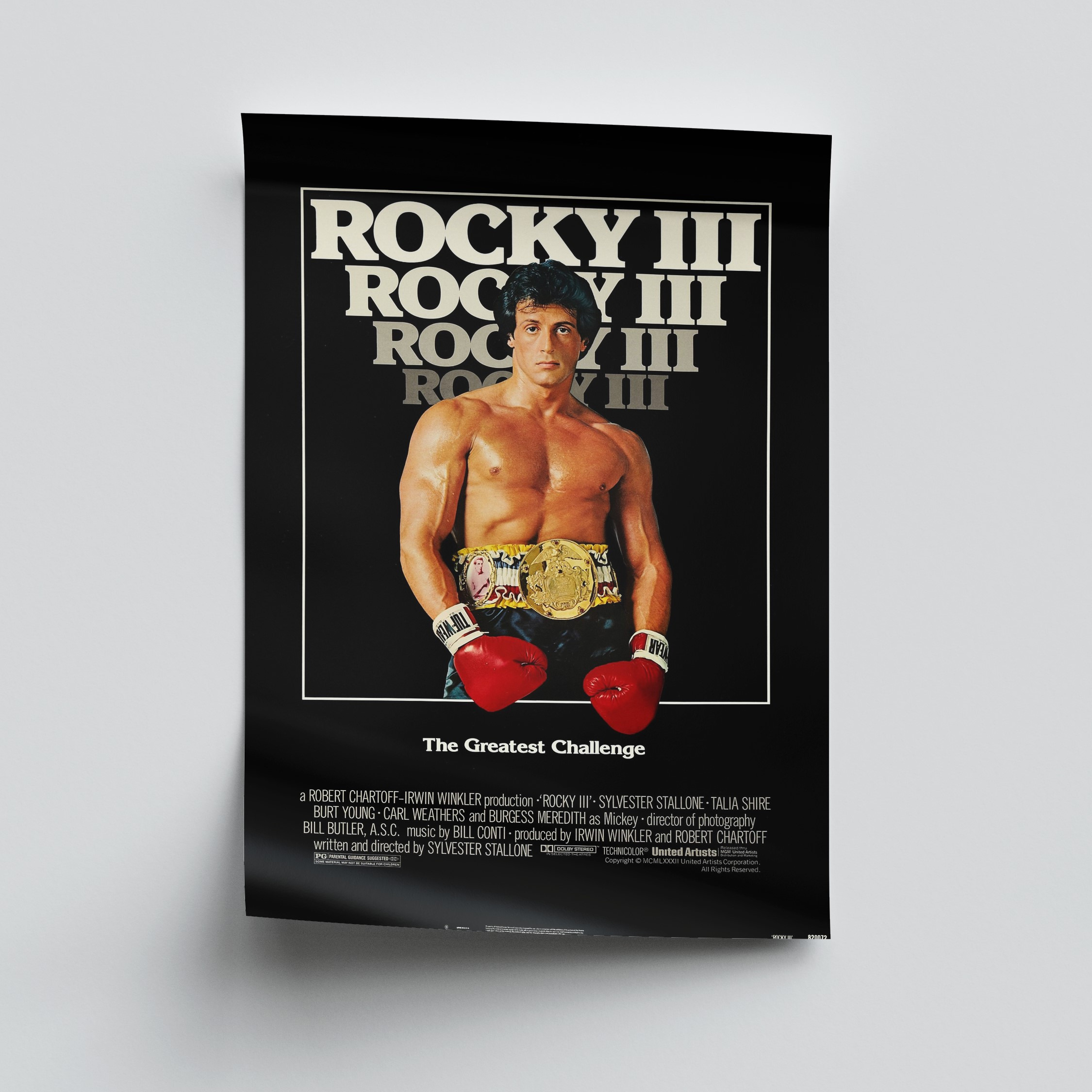 پوستر فیلم ROCKY سایز A3 چاپ جدید