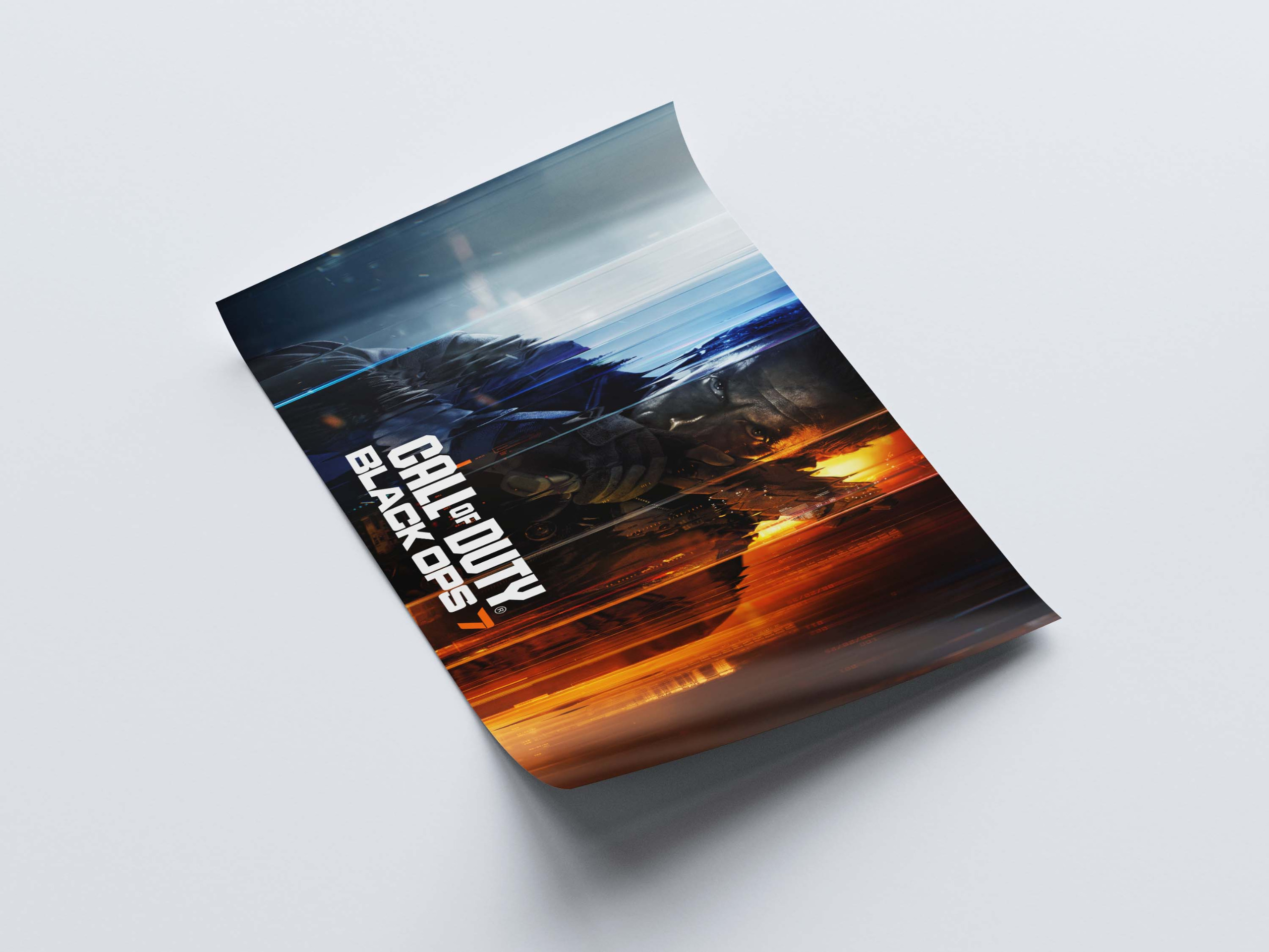 پوستر بازی CALLofDUTY سایز cm 48x85