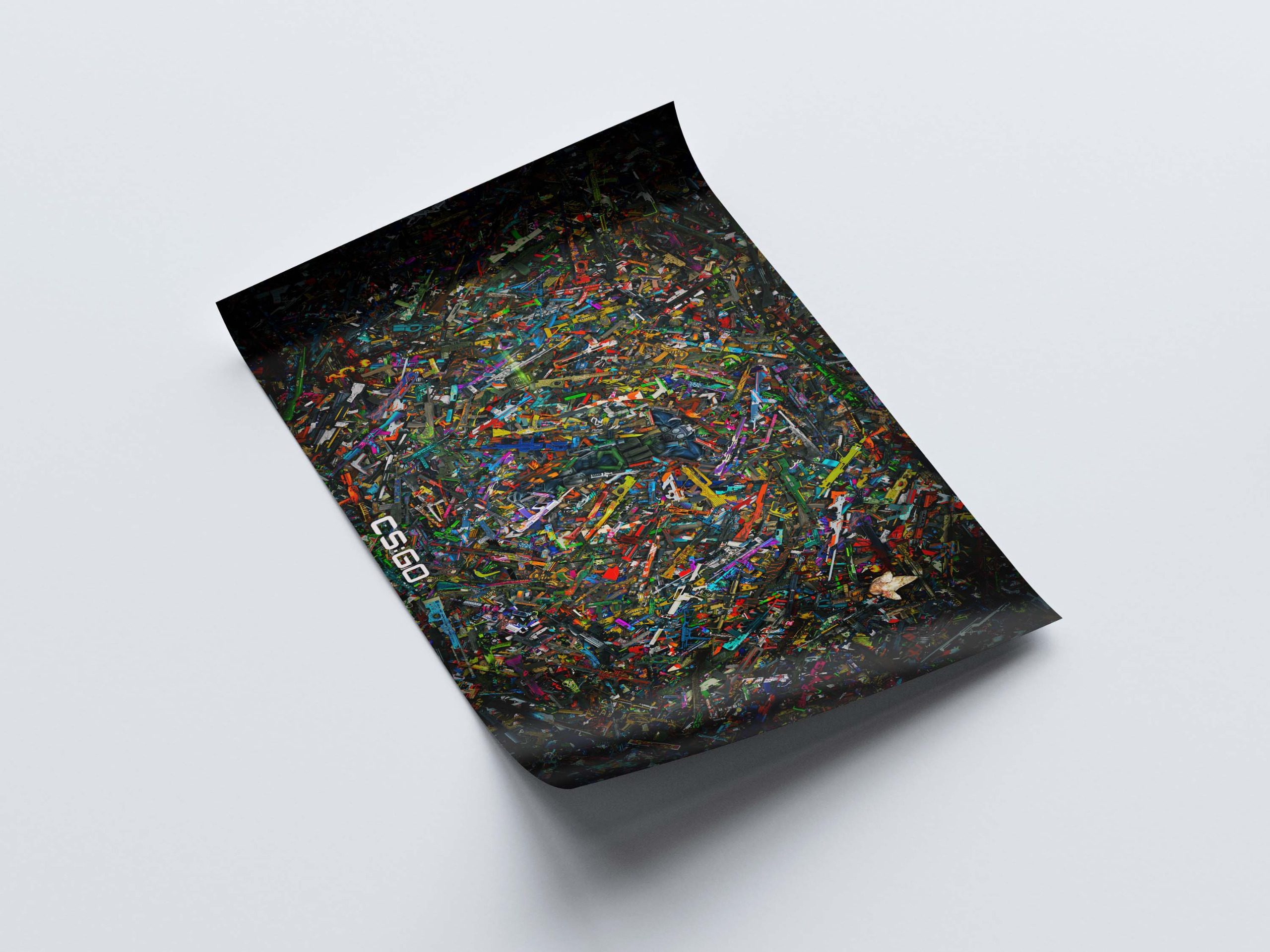 پوستر بازی CSGO سایزcm 48x85