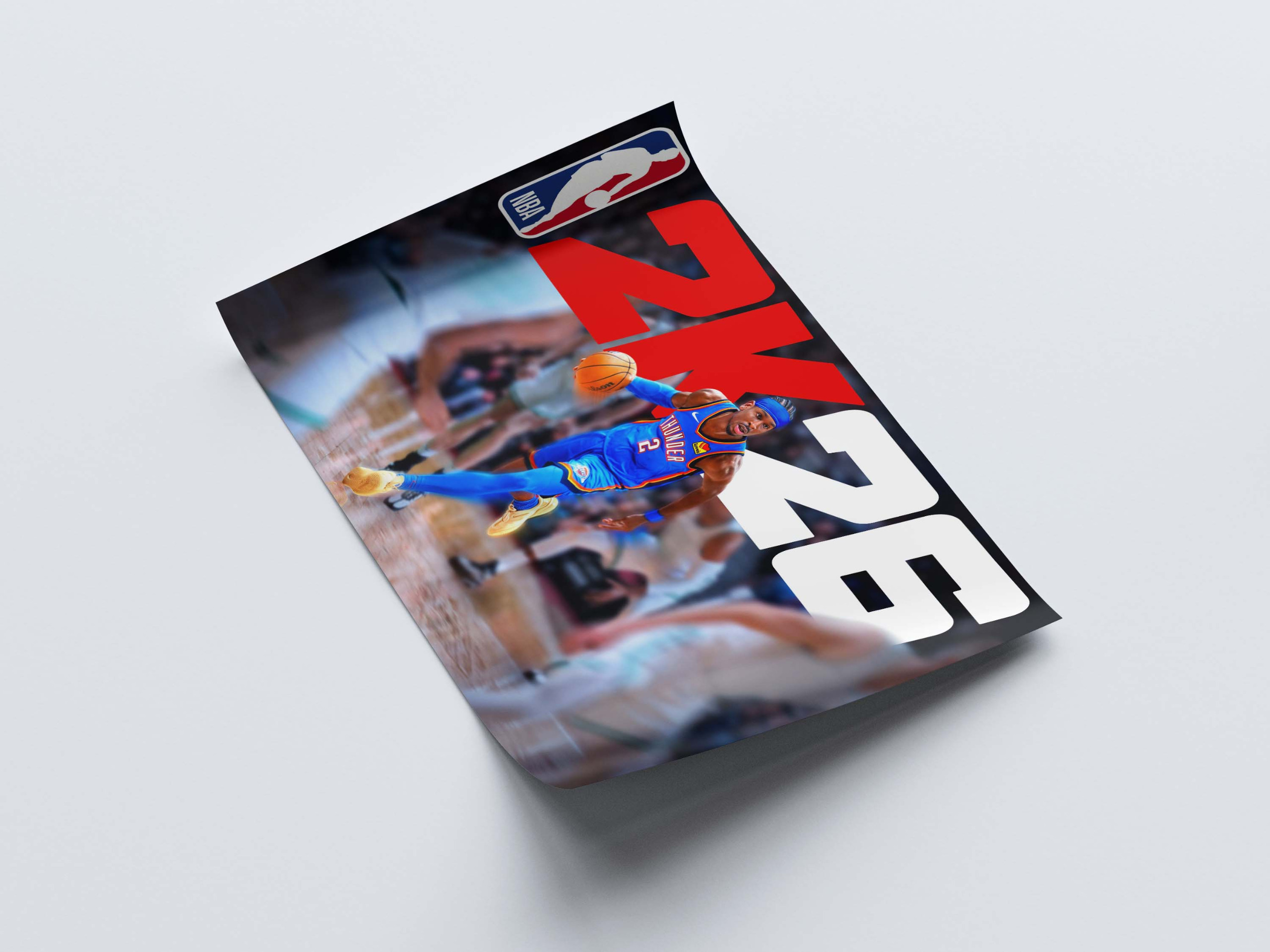 پوستر بازی NBA 2K26 سایز cm 48x85