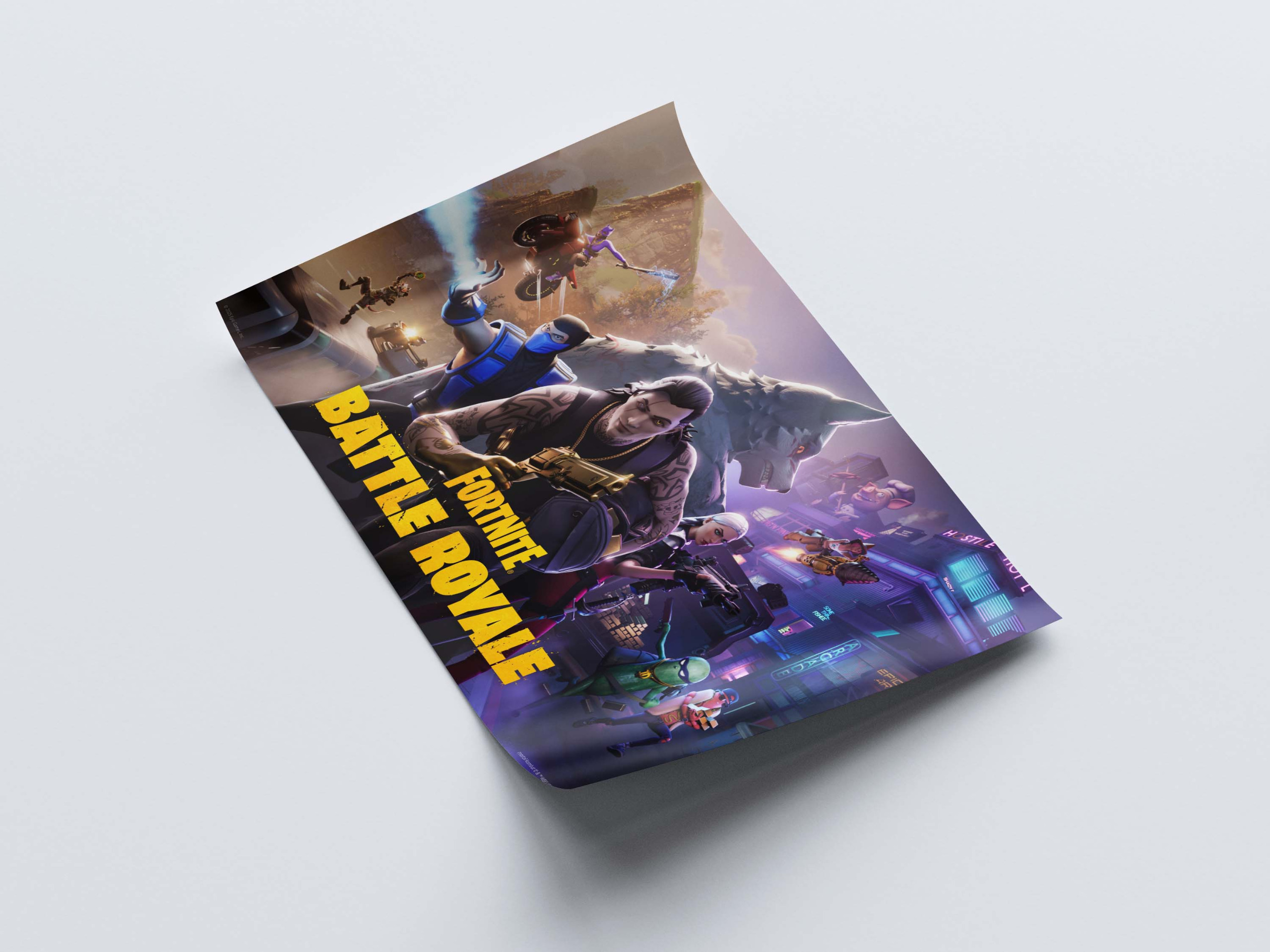 پوستر بازی FORTNITE سایز cm 48x85