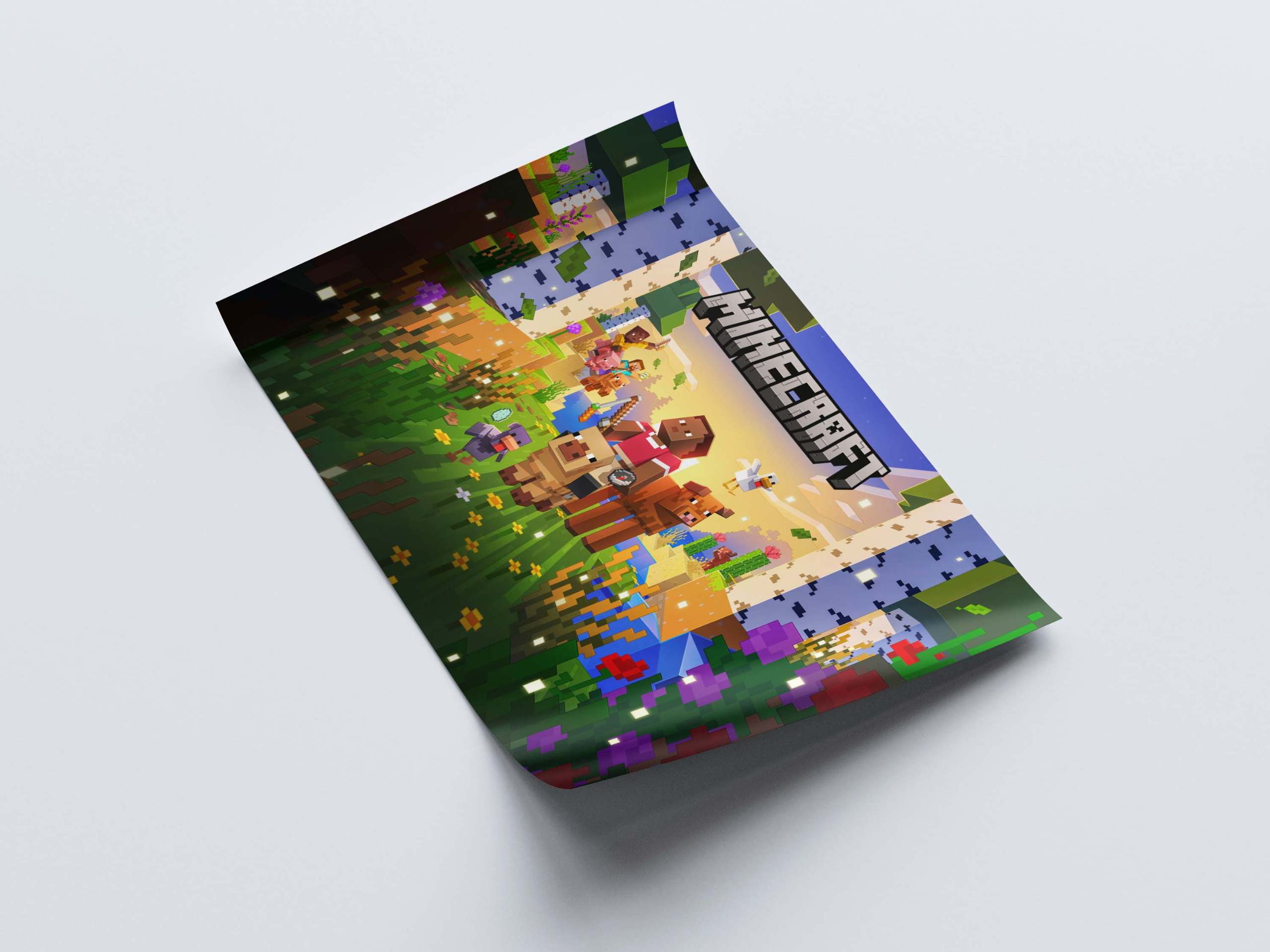 پوستر بازی MAINCRAFT سایز cm 48x85