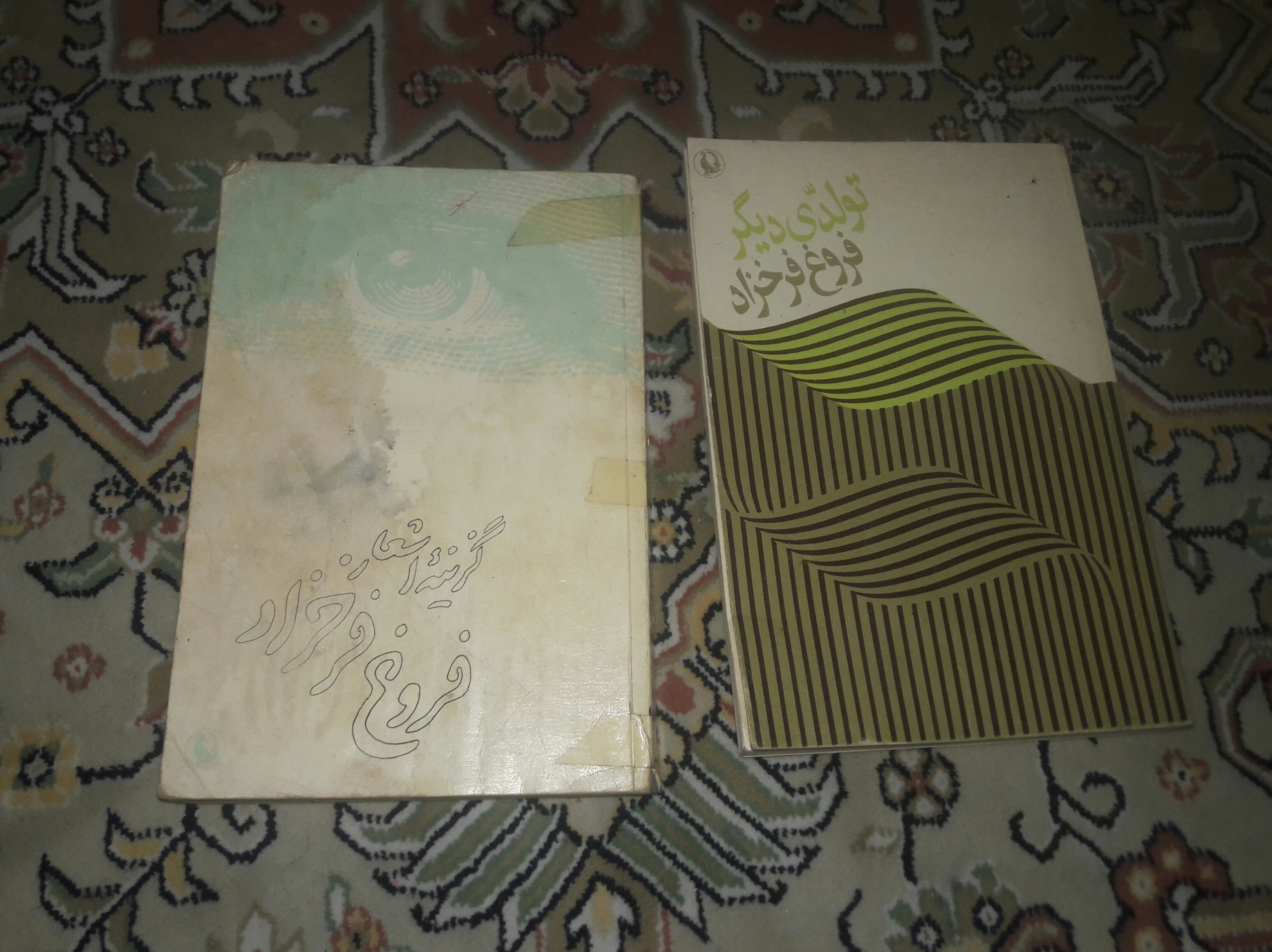 دو جلد کتاب از فروغ فرخزاد