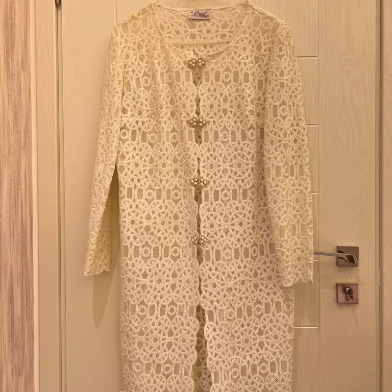 مانتو تور گیپور عروس ترک