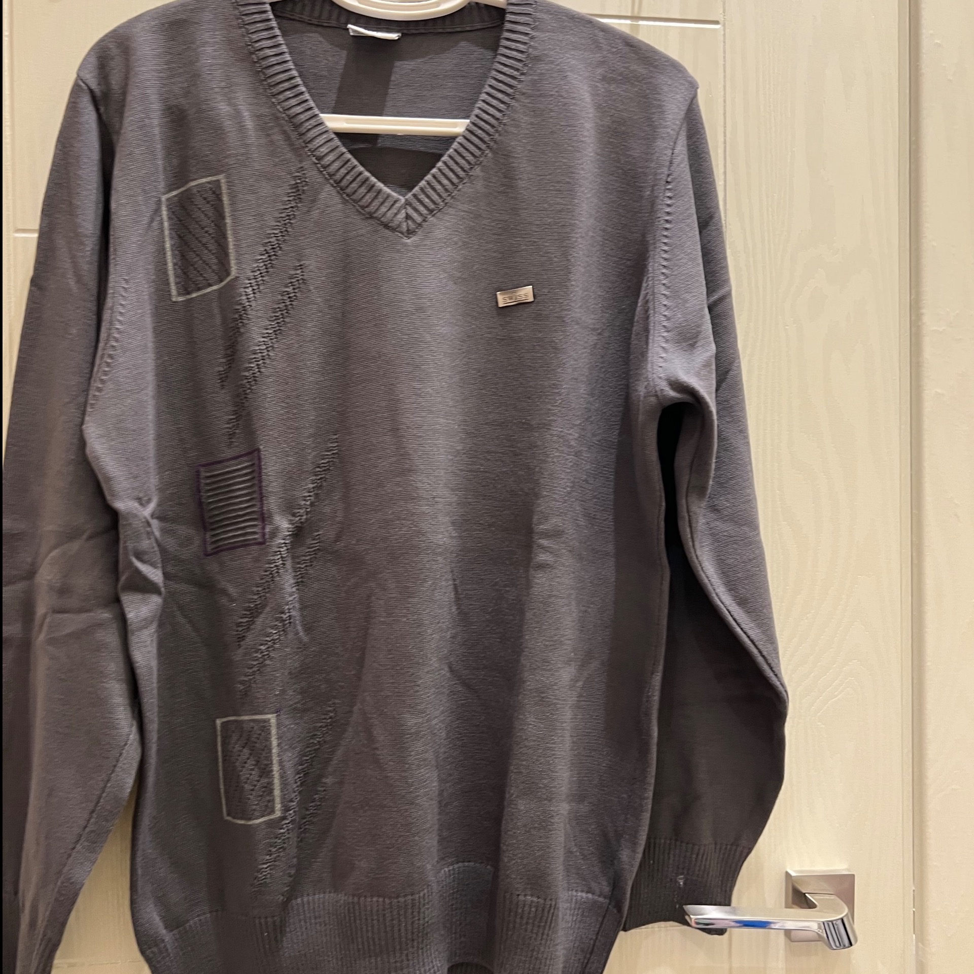 پلیور مردانه شیک خاکستری