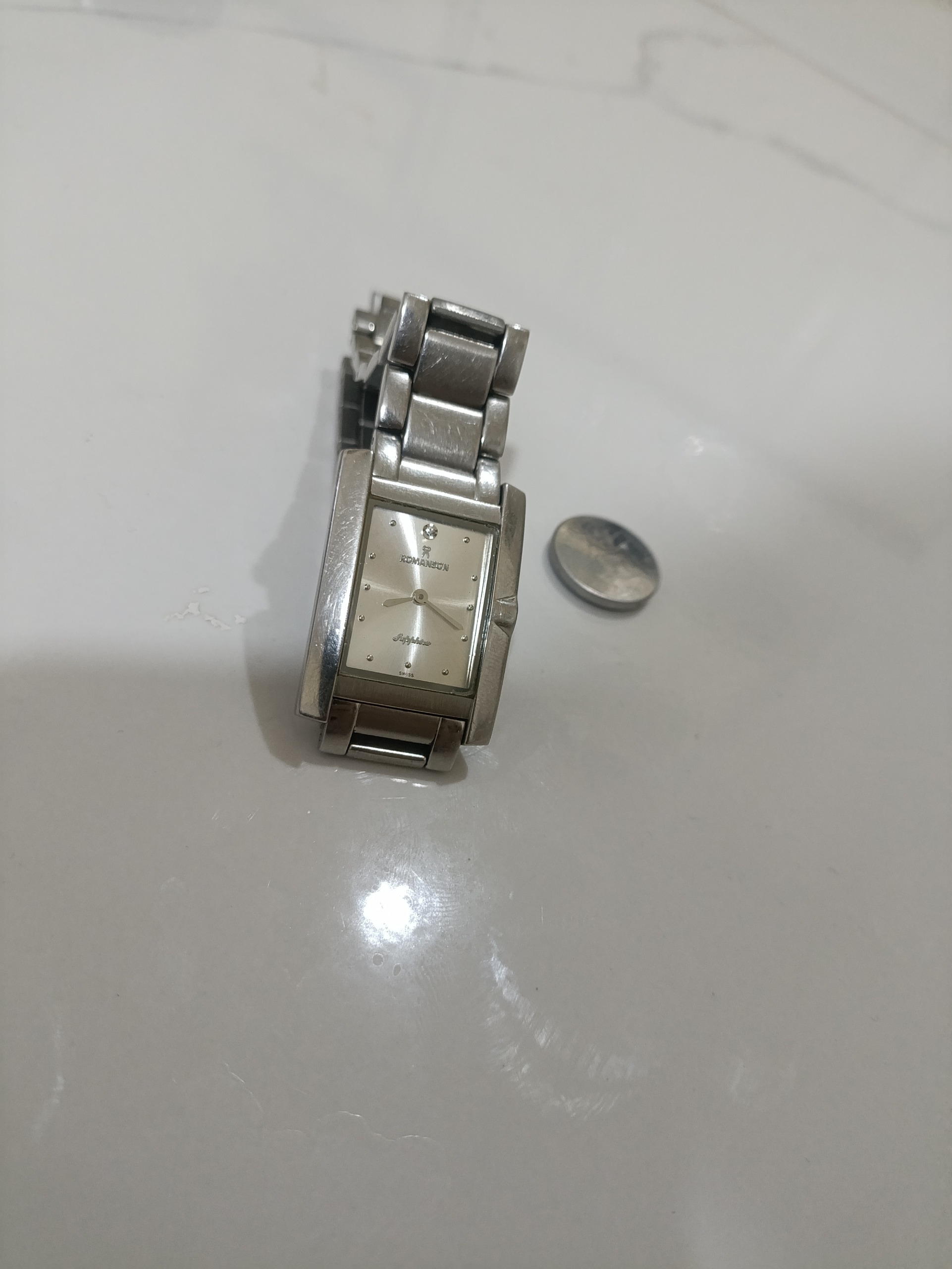 ساعت رومانسون تمام استیل