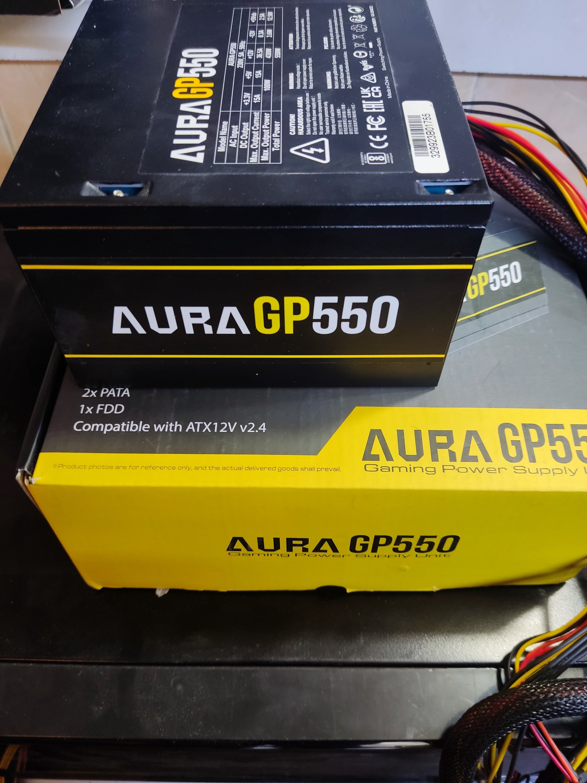 پاور 550 وات گیم دیاس GAMDIAS AURA GP550 استوک