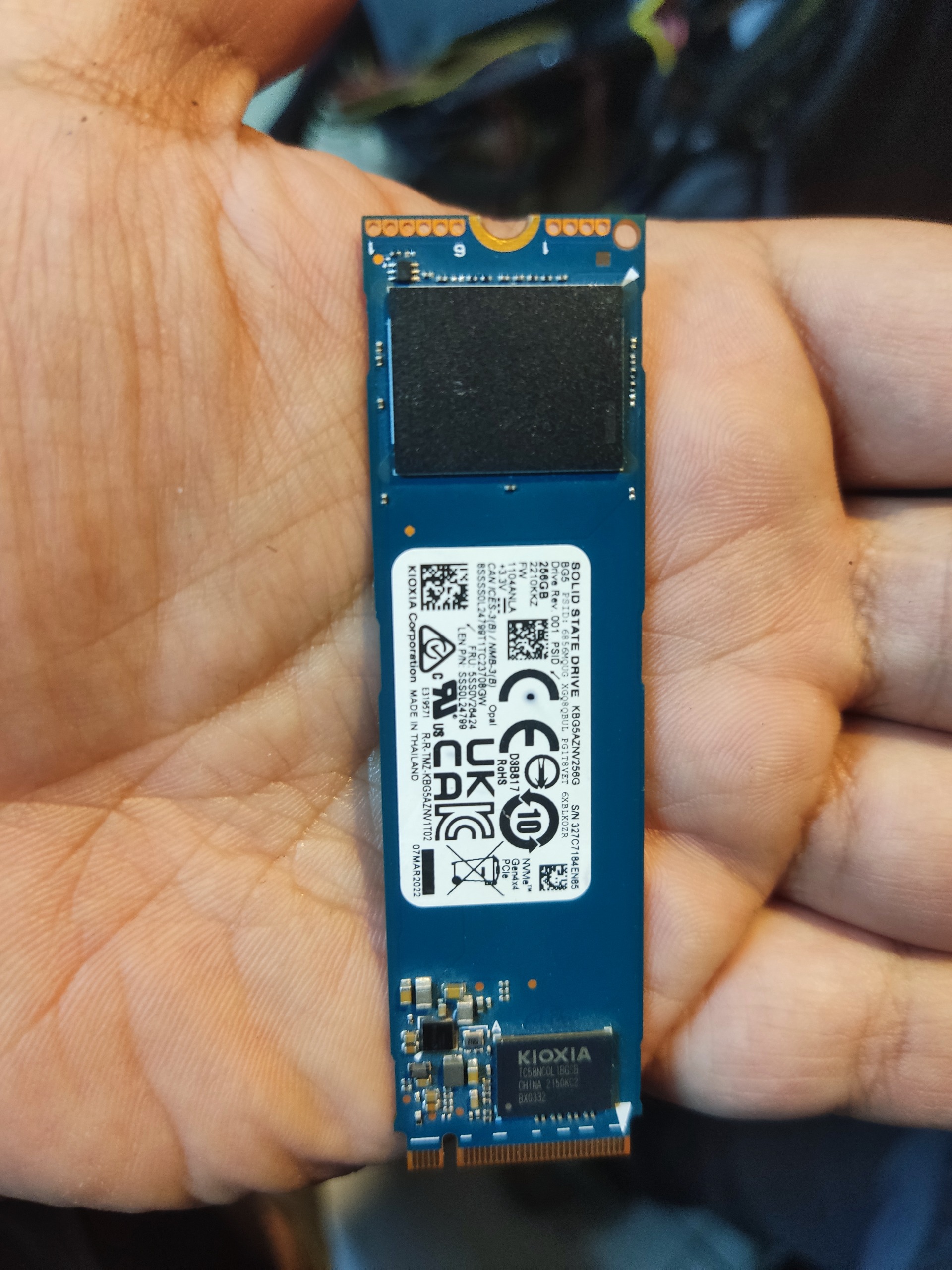 SSD KIOXIA KBG30ZMV256G M.2 256GB