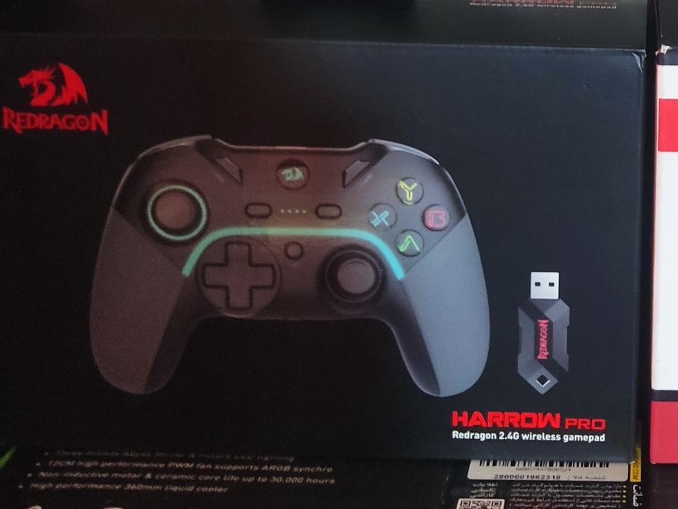 دسته بازی بی سیم ردراگون مدل G808 Harrow Pro