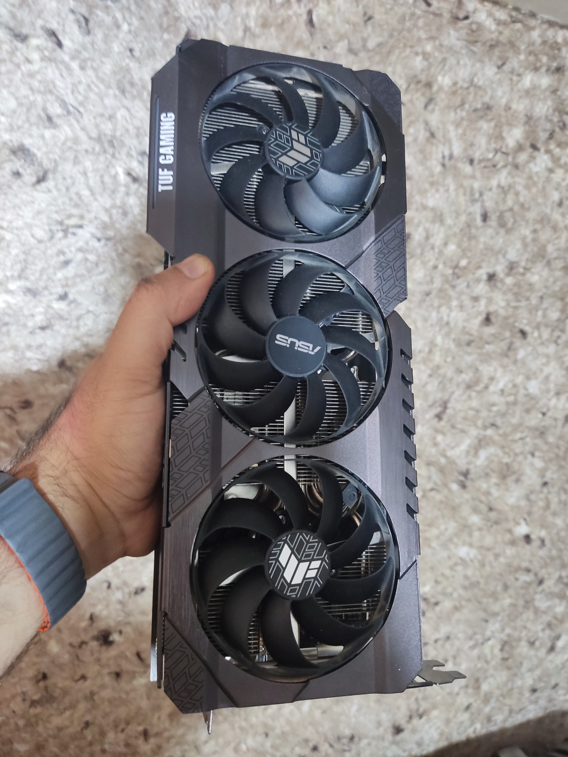 RTX 3070 asus tuf 8GB ddr6 گرافیک