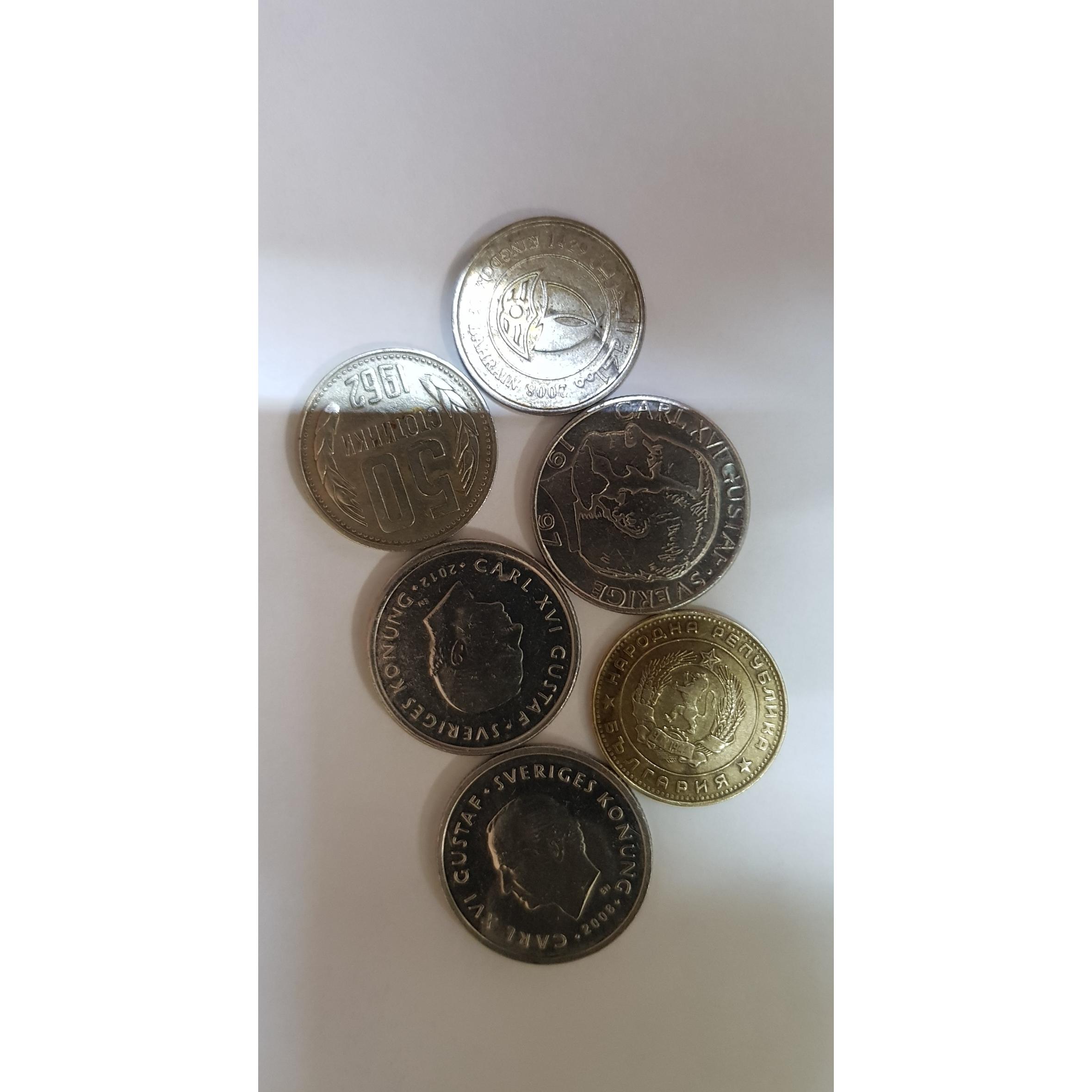 انواع سکه سوند بلغارستان بحرین